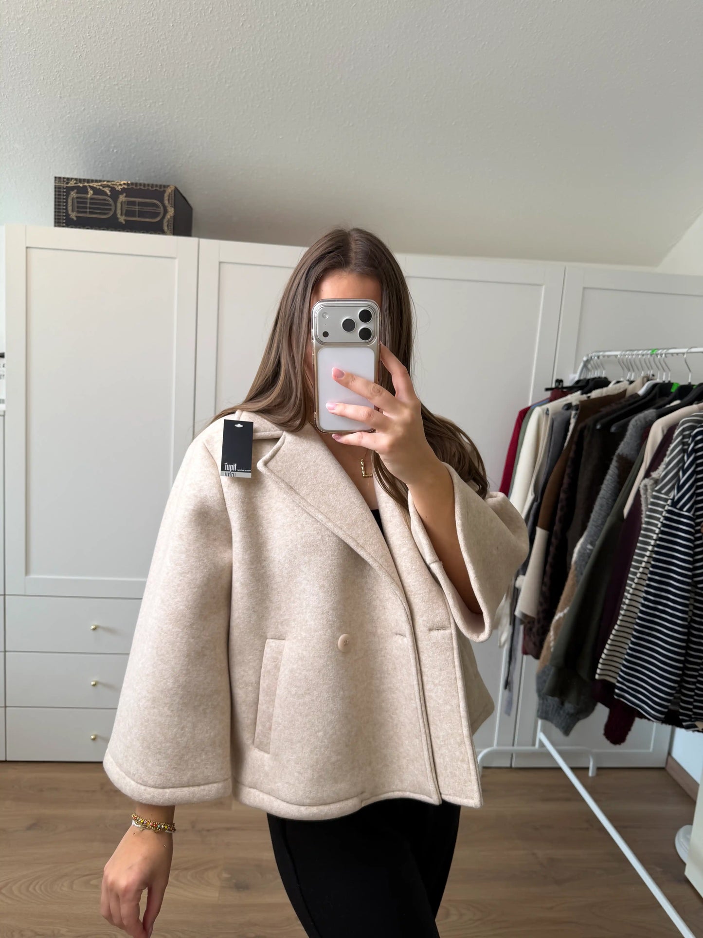 Jacke "Soft" Beige