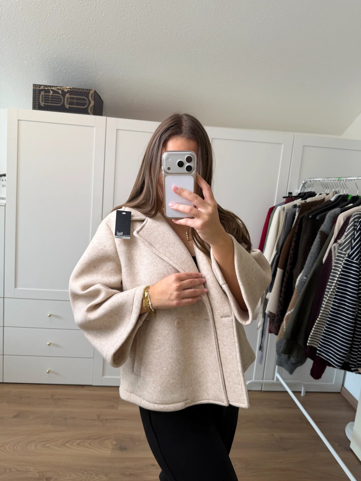 Jacke "Soft" Beige