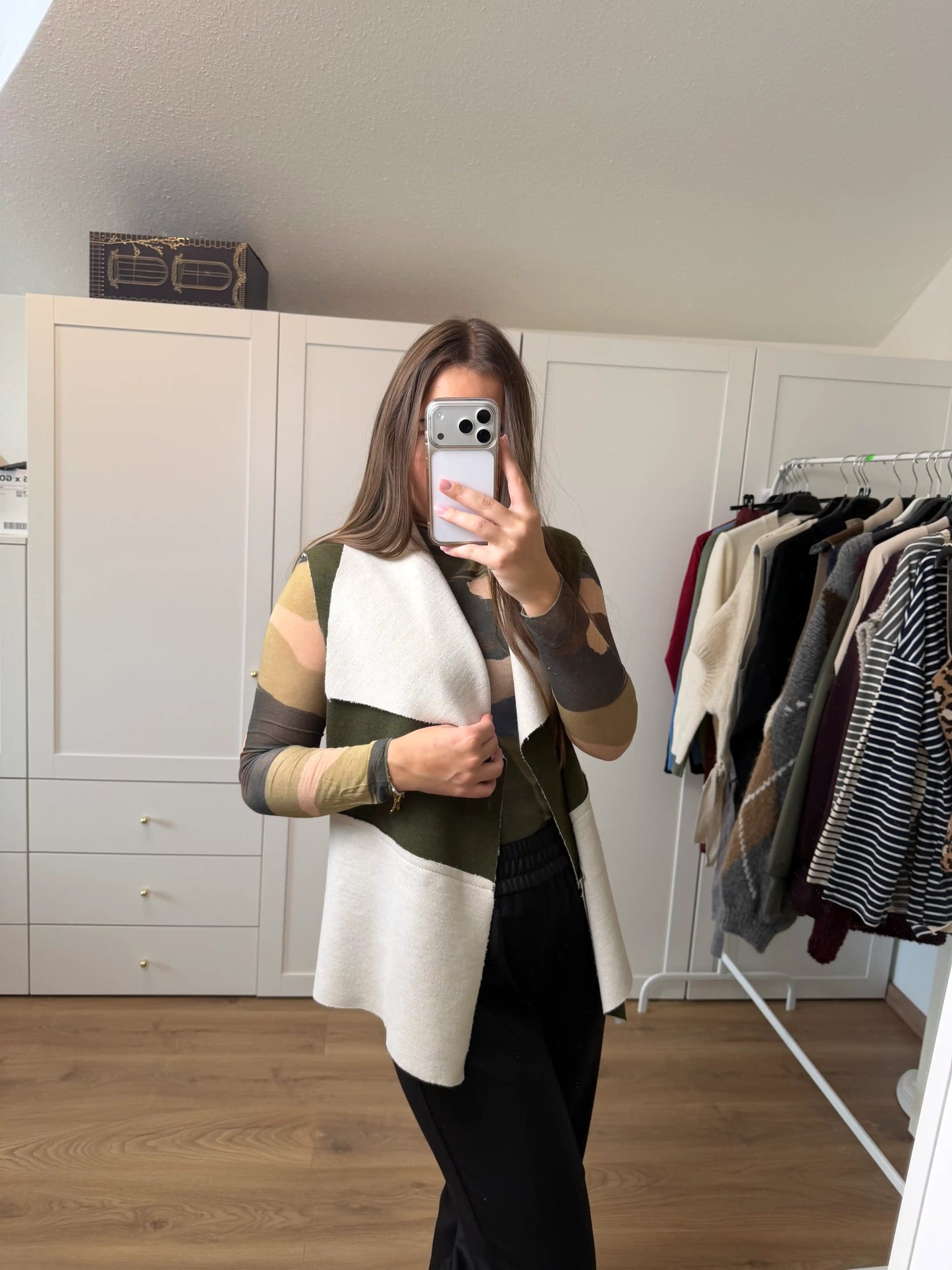 Gilet "Soft-Edge" Olivegrün