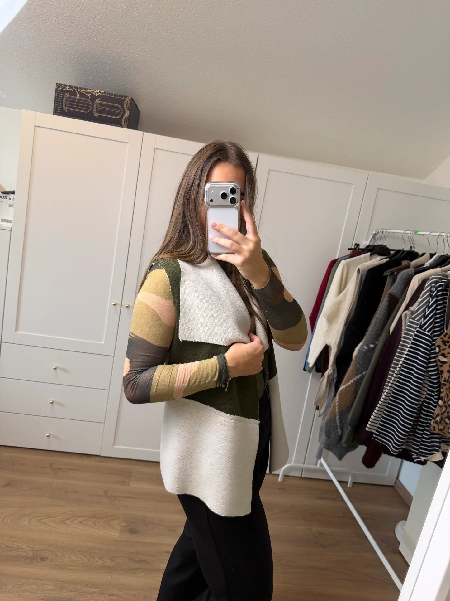 Gilet "Soft-Edge" Olivegrün