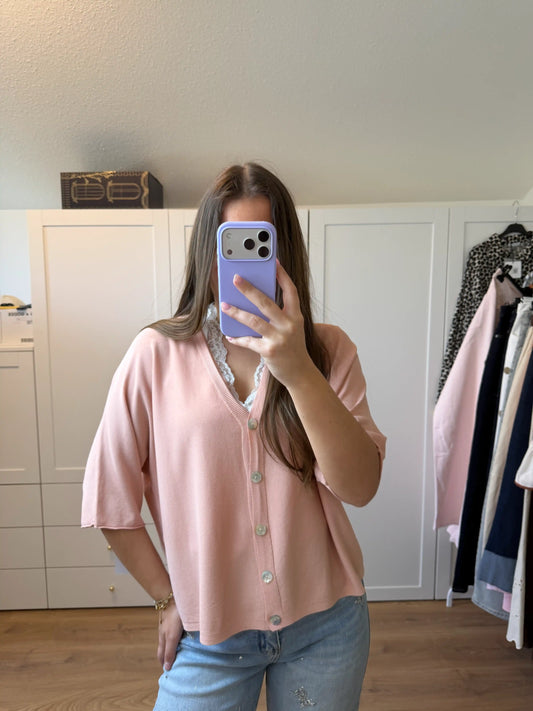 Oberteil "Soft Open" Rosa