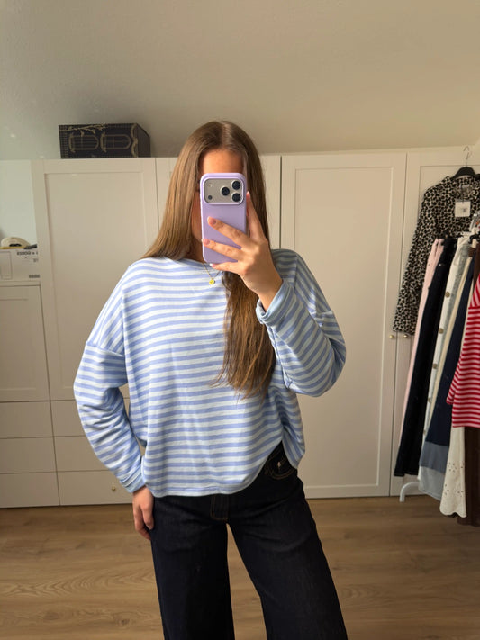 Longsleeve "Candy Stripe" Blau