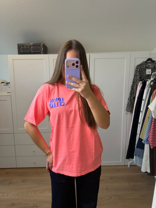 T-Shirt "Limoncello" Pfirsich