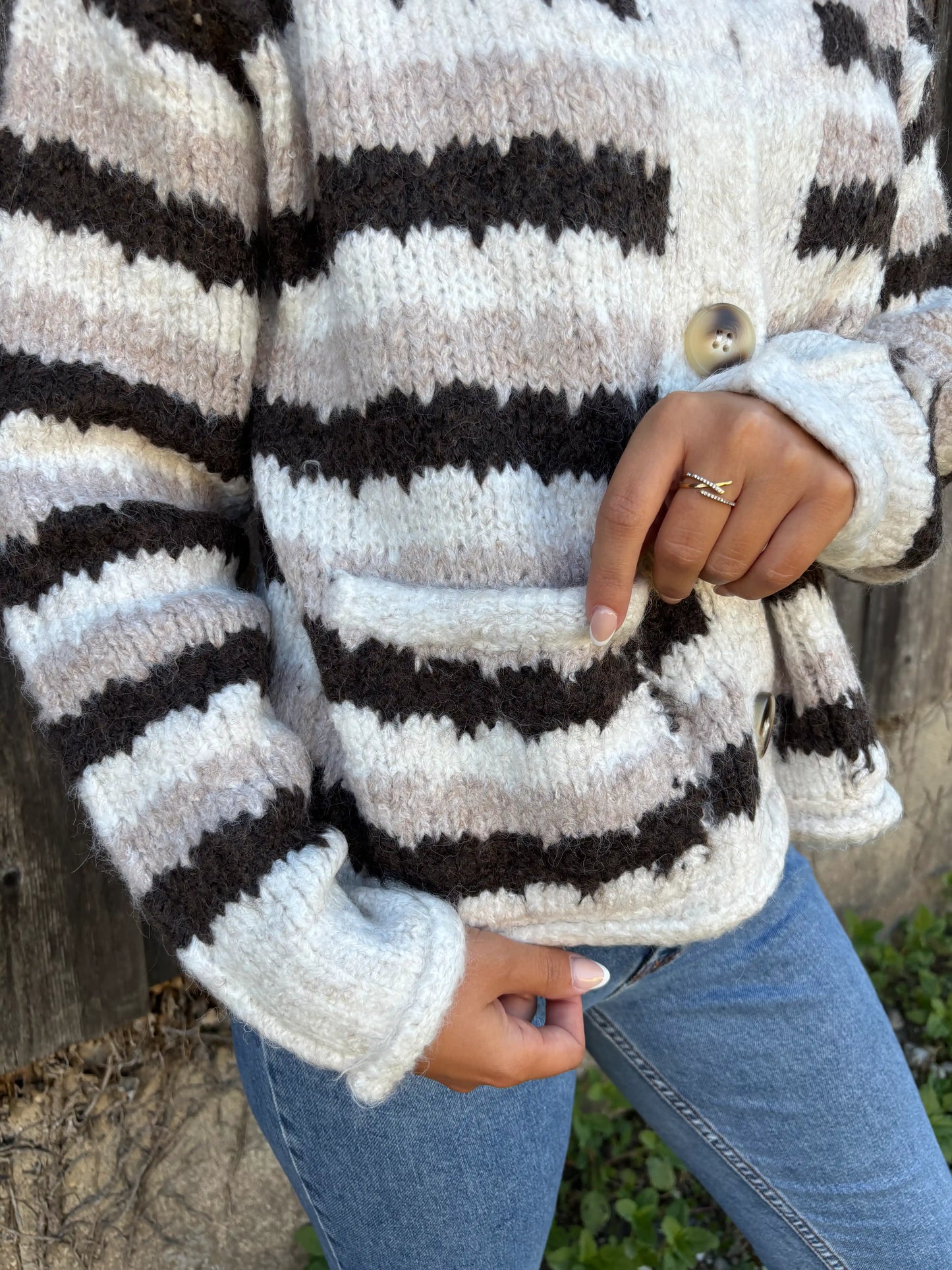 Cardigan "Lines"