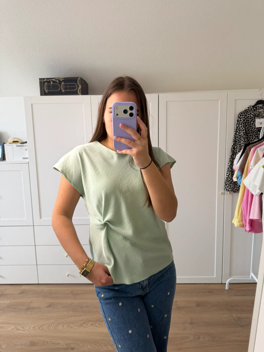 Blusenshirt "Twist" Mint