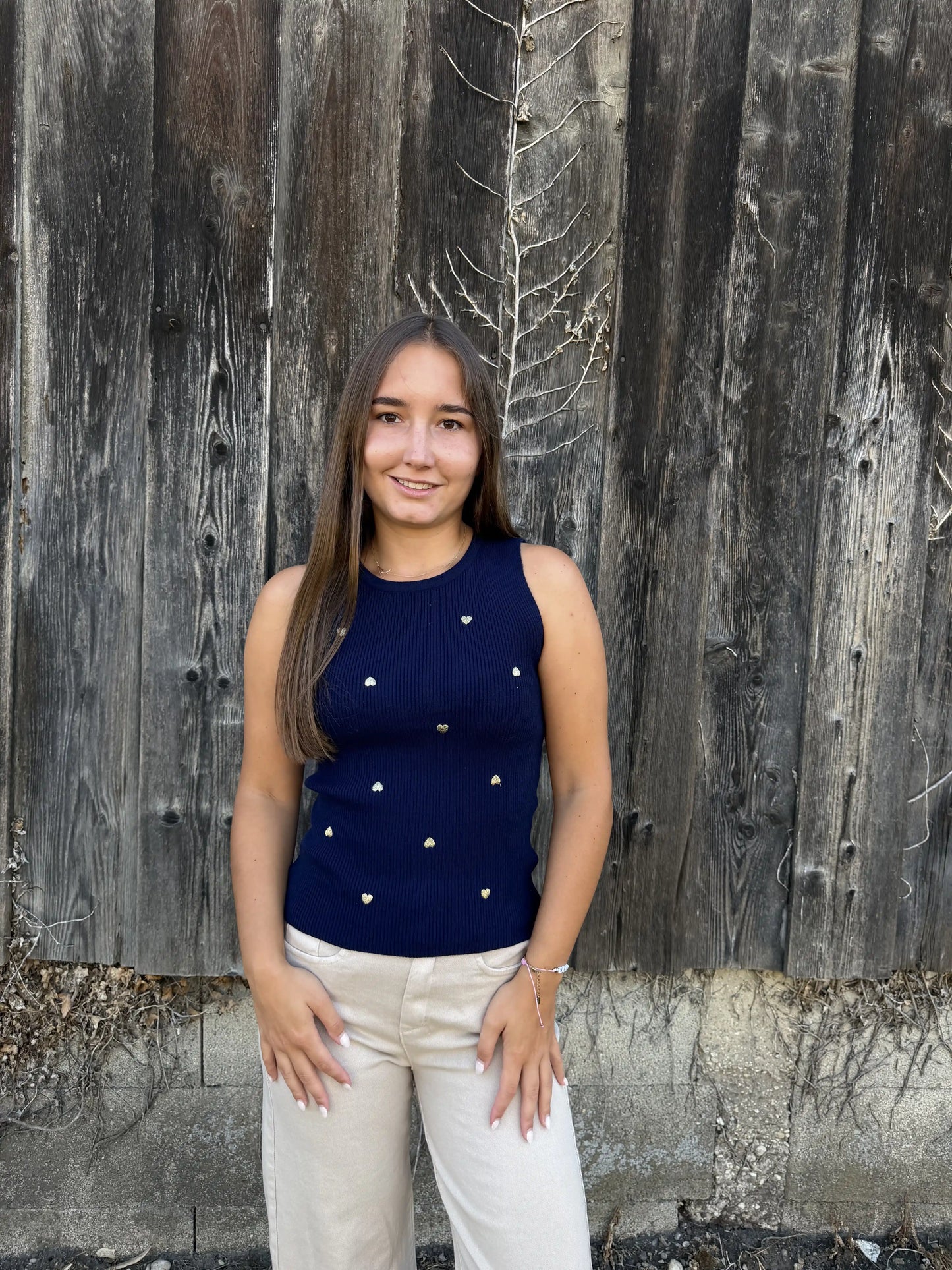 Top "Herzstück" Navy