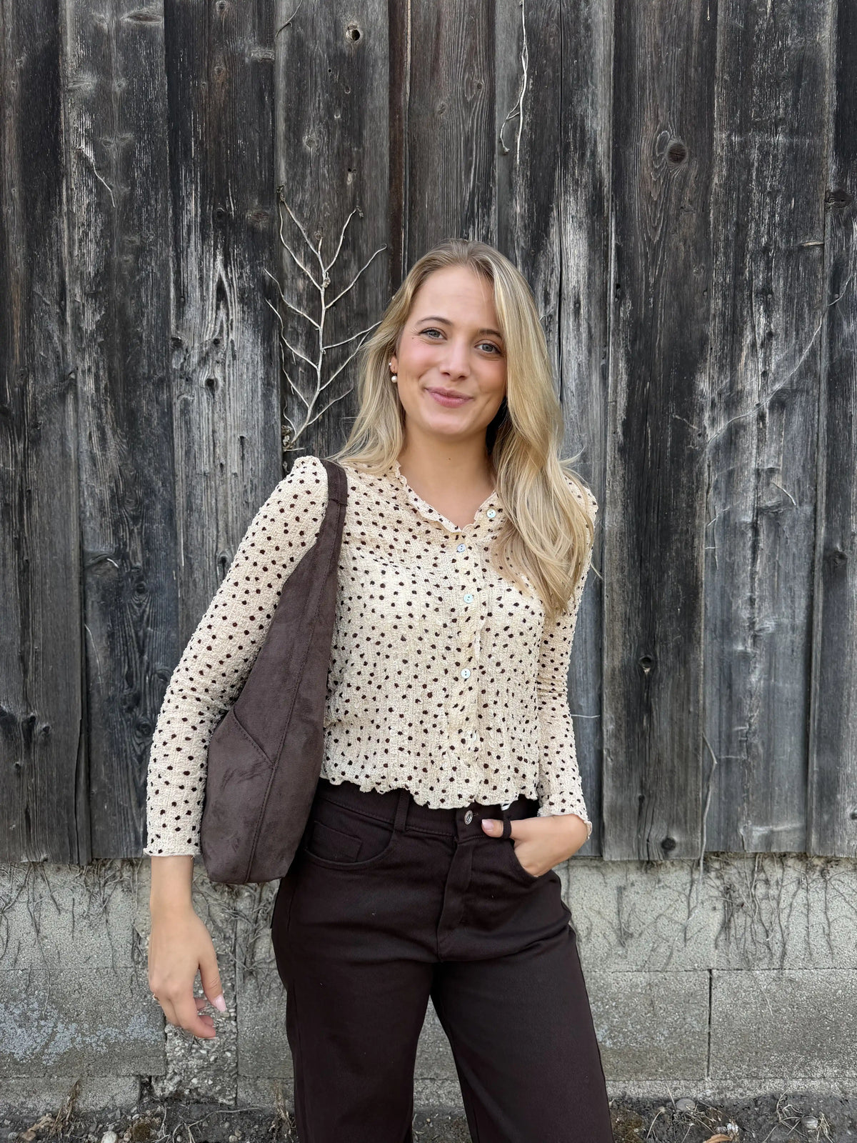 Tasche "Soft Hobo" Schokobraun