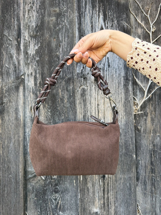 Tasche "Knot Cord" Schokobraun