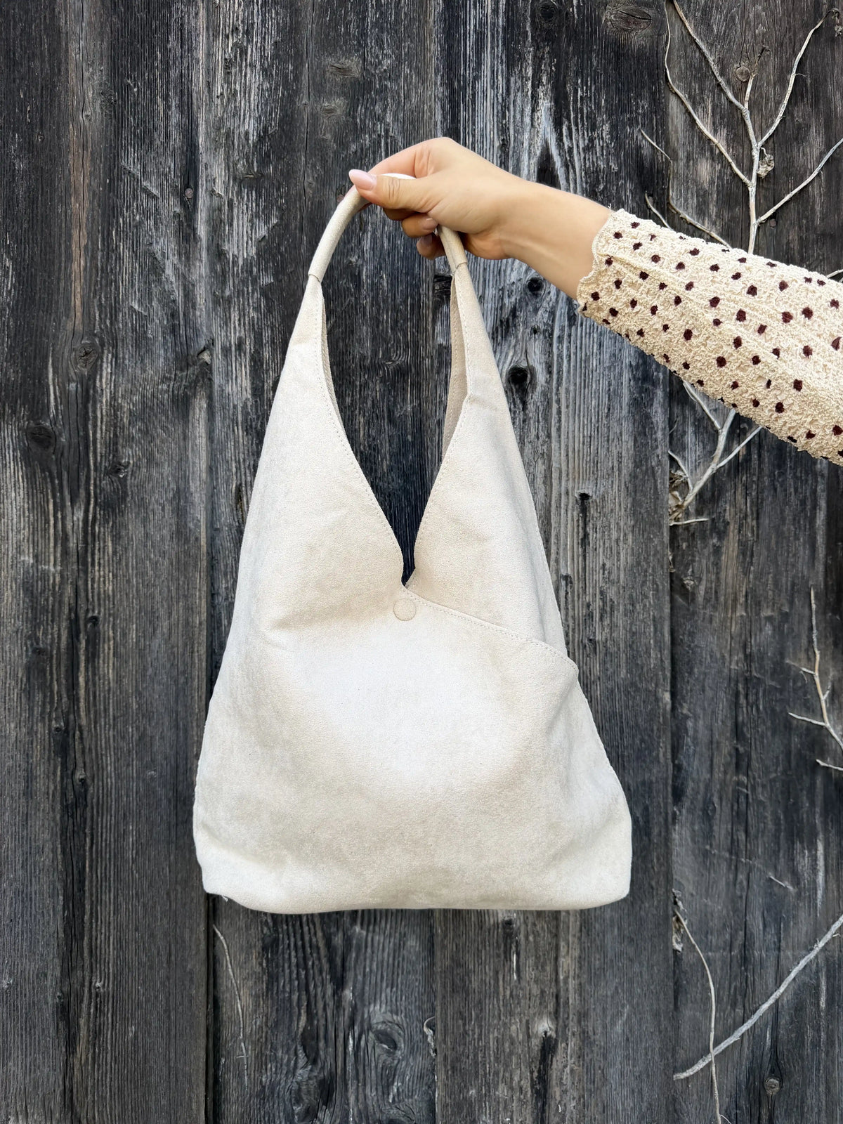 Tasche "Soft Hobo" Beige