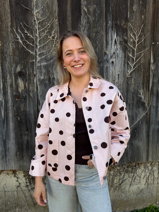 Jacke "Dot Crush" Rosa