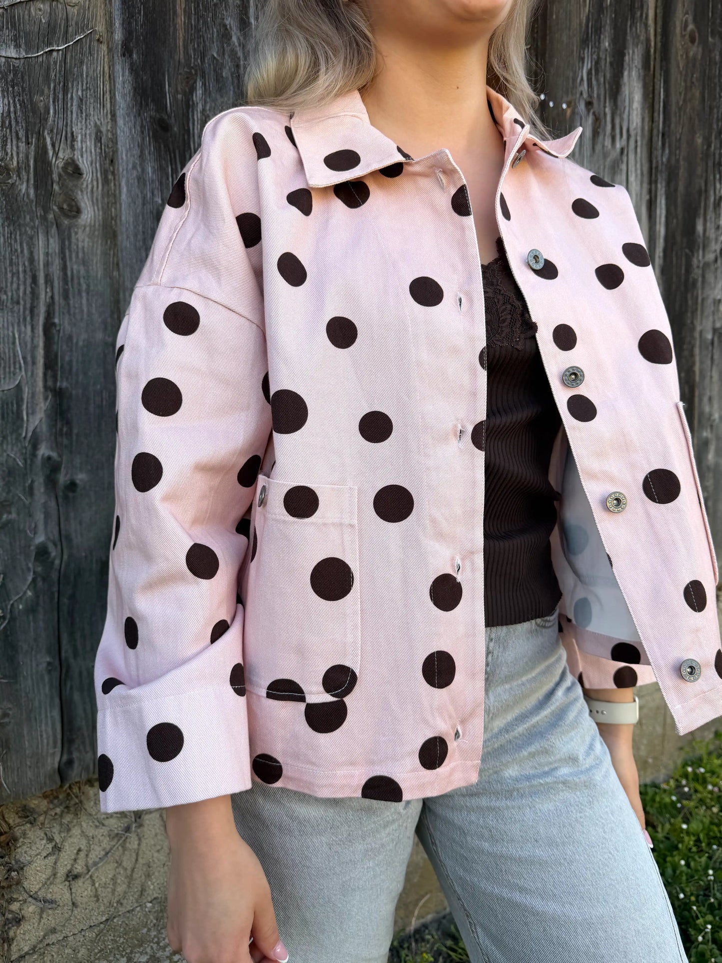 Jacke "Dot Crush" Rosa