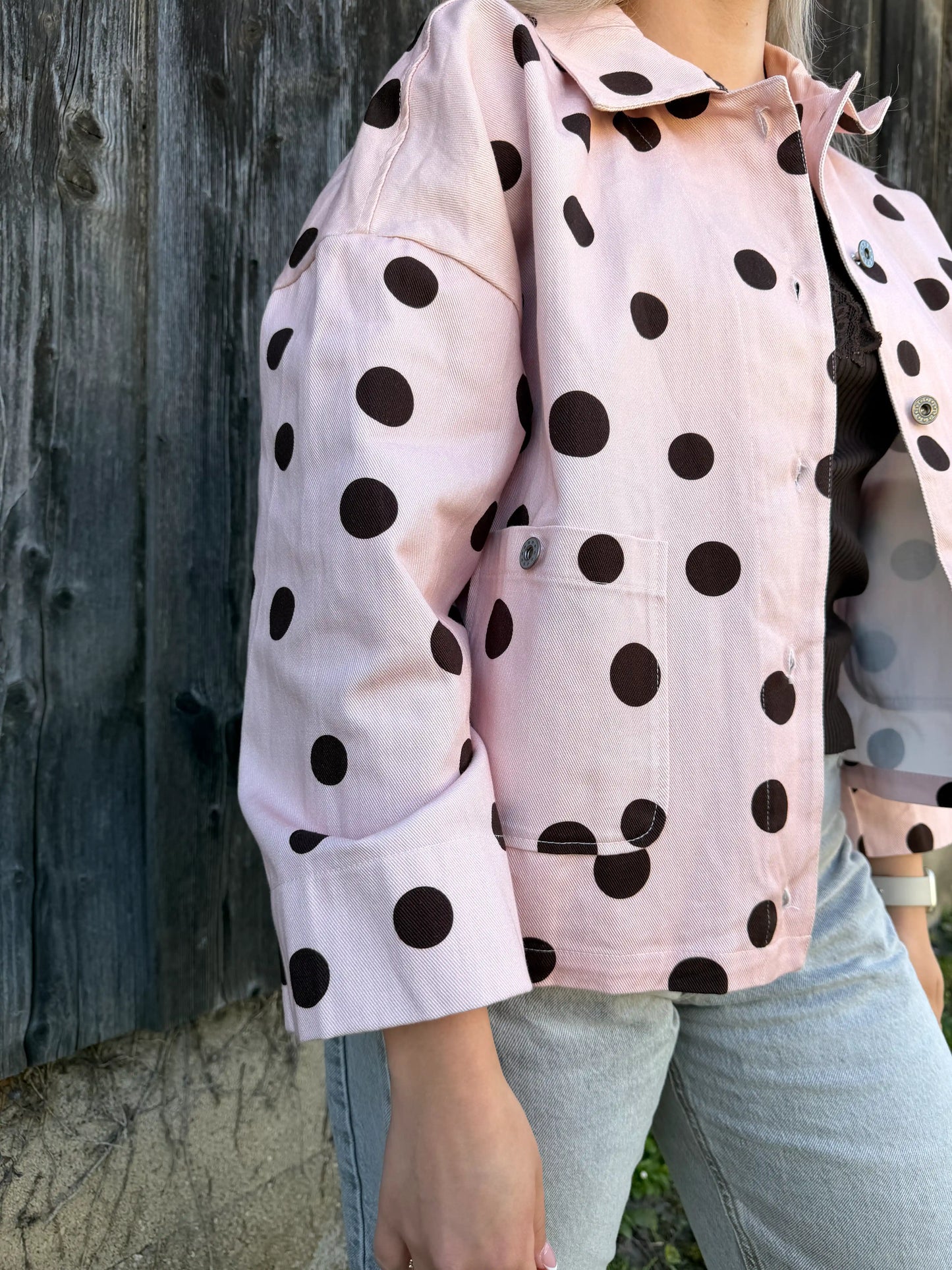 Jacke "Dot Crush" Rosa