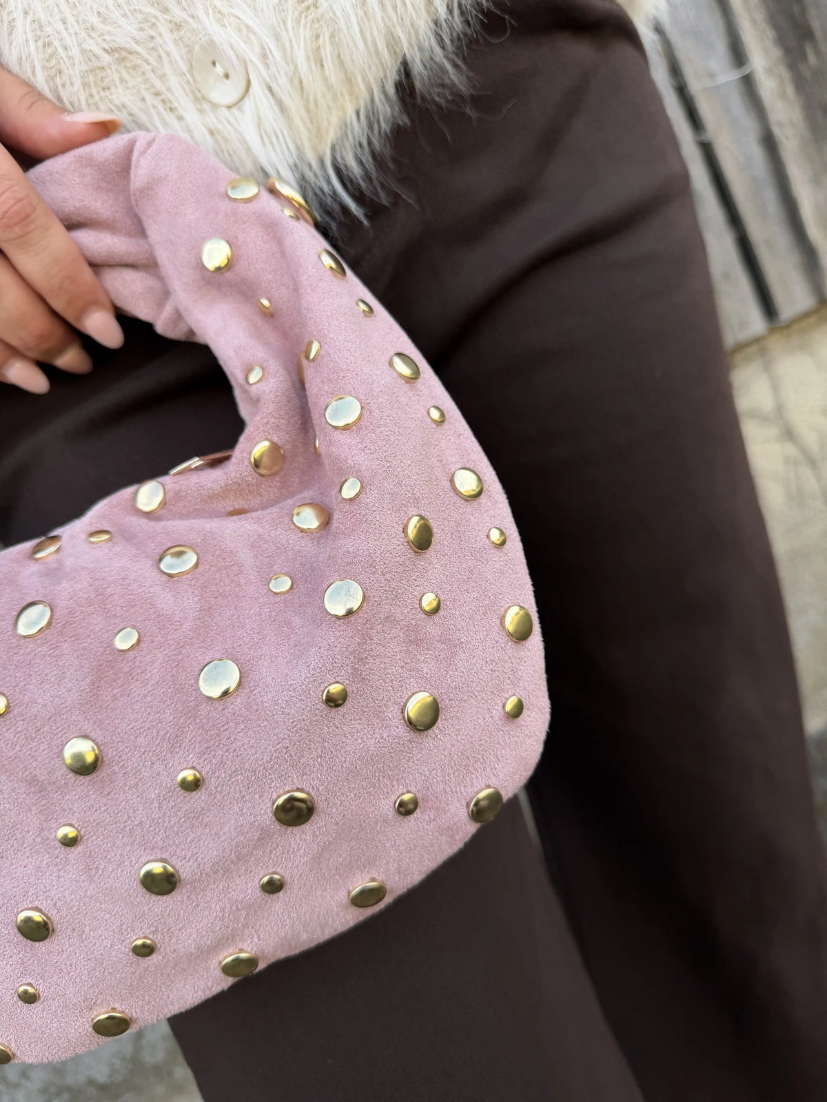 Tasche "Knot Stud" Rosa