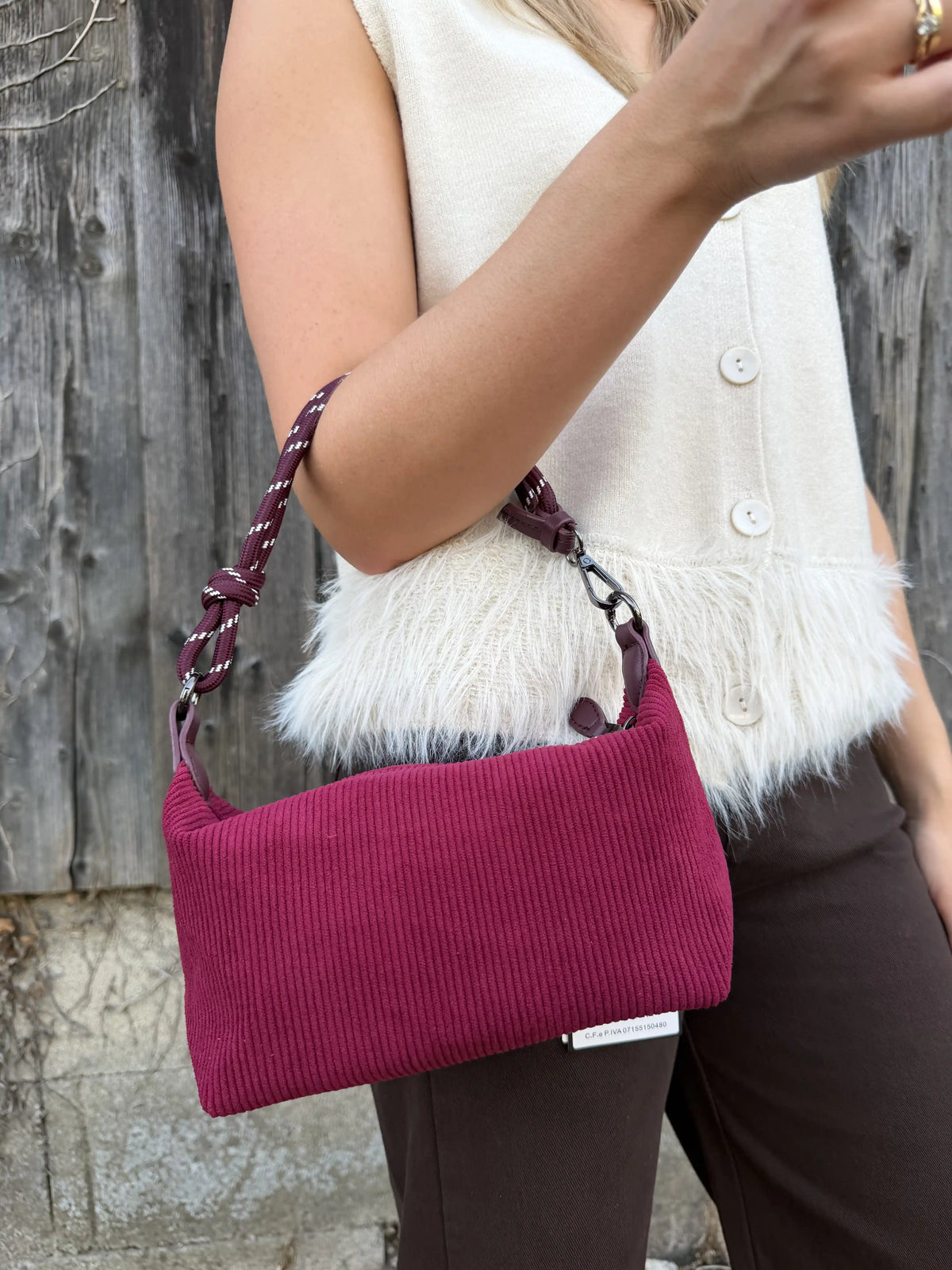 Tasche "Knot Cord" Weinrot