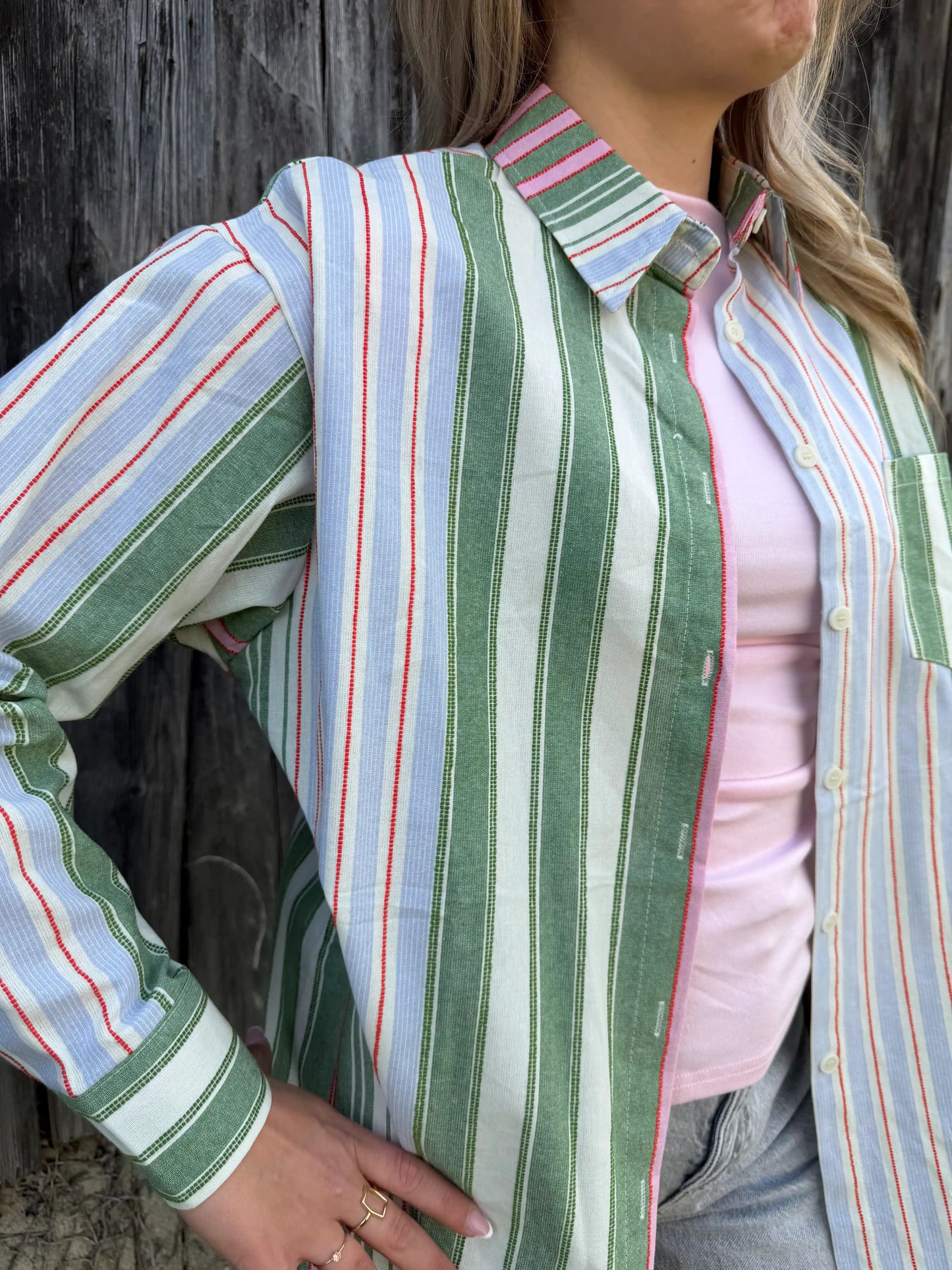 Bluse "Classy Stripe"