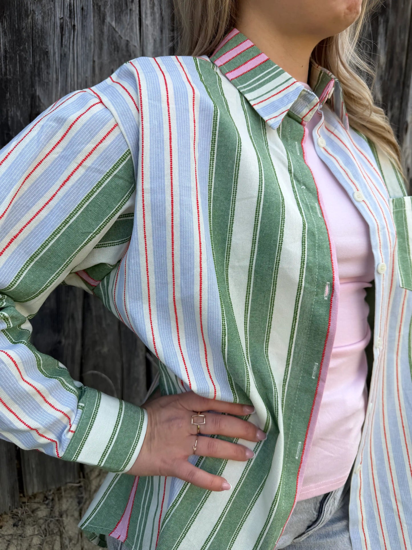 Bluse "Classy Stripe"