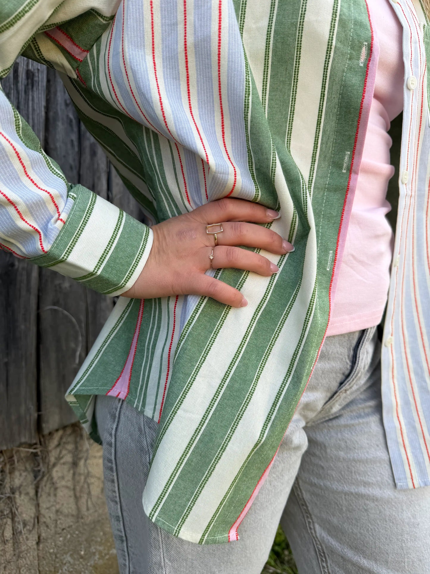 Bluse "Classy Stripe"