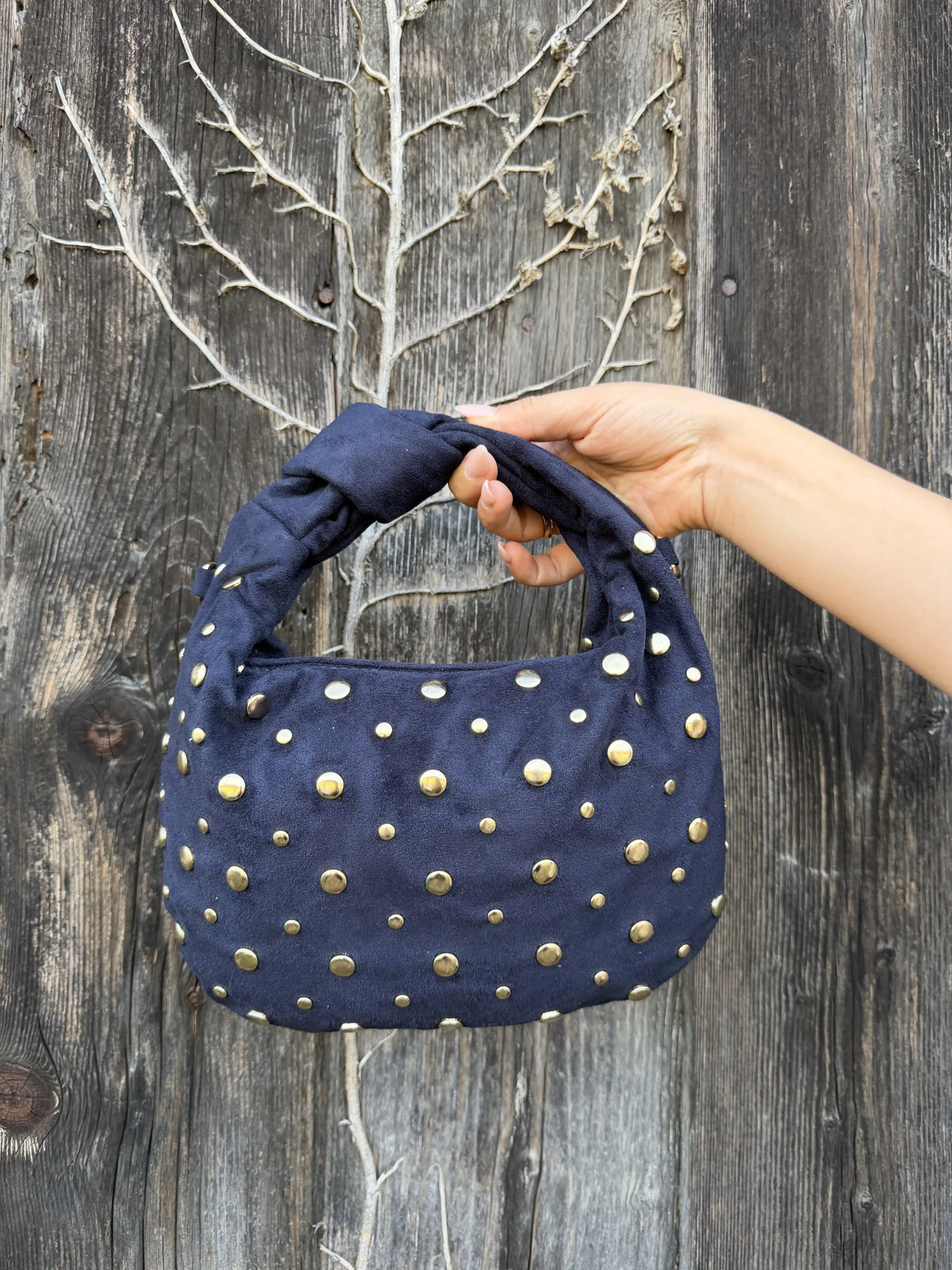 Tasche "Knot Stud" Navy