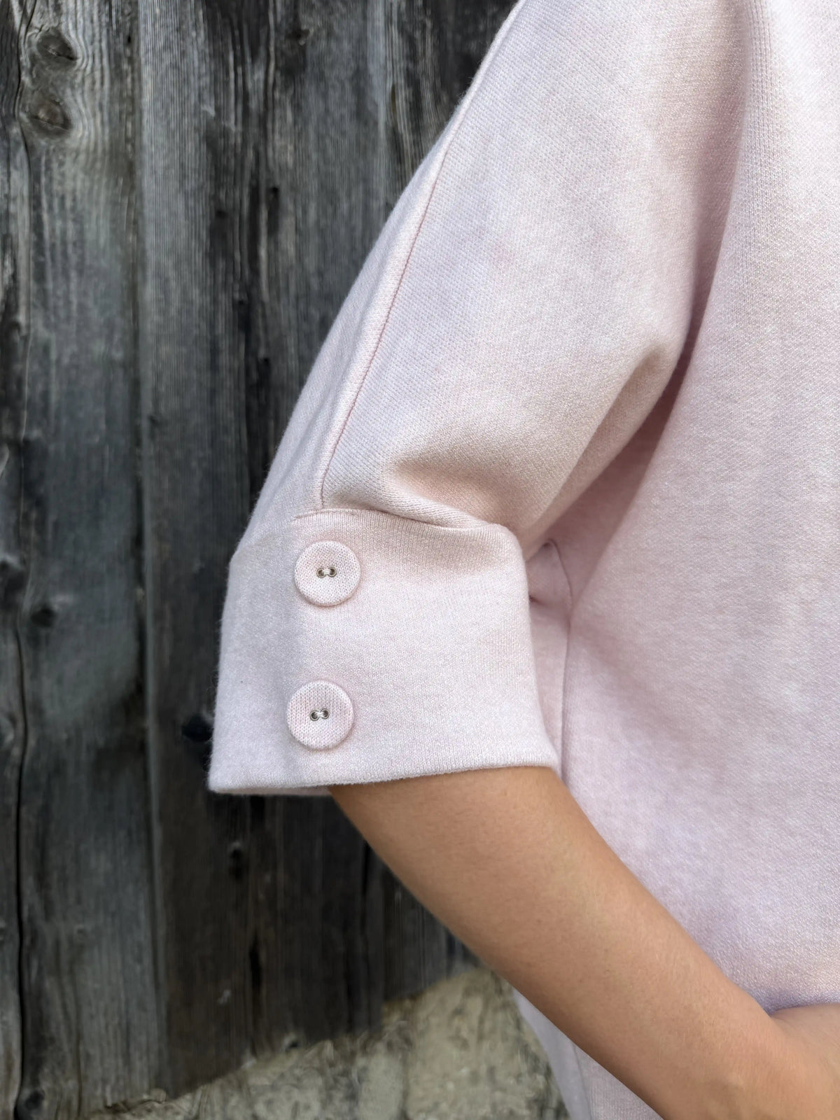 Pullover "Pearlykragen" Rosa