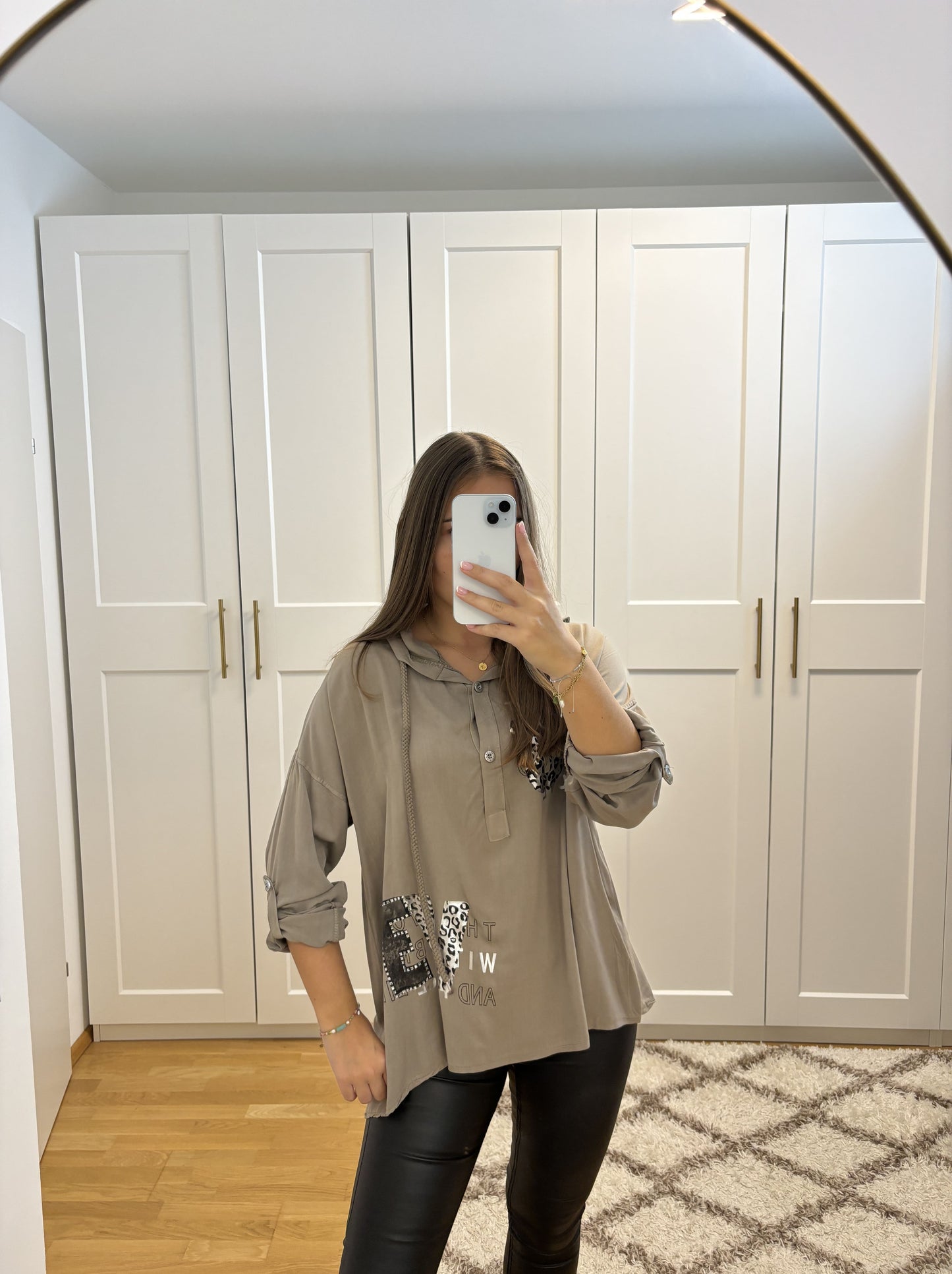 Bluse "Evi" Taupe