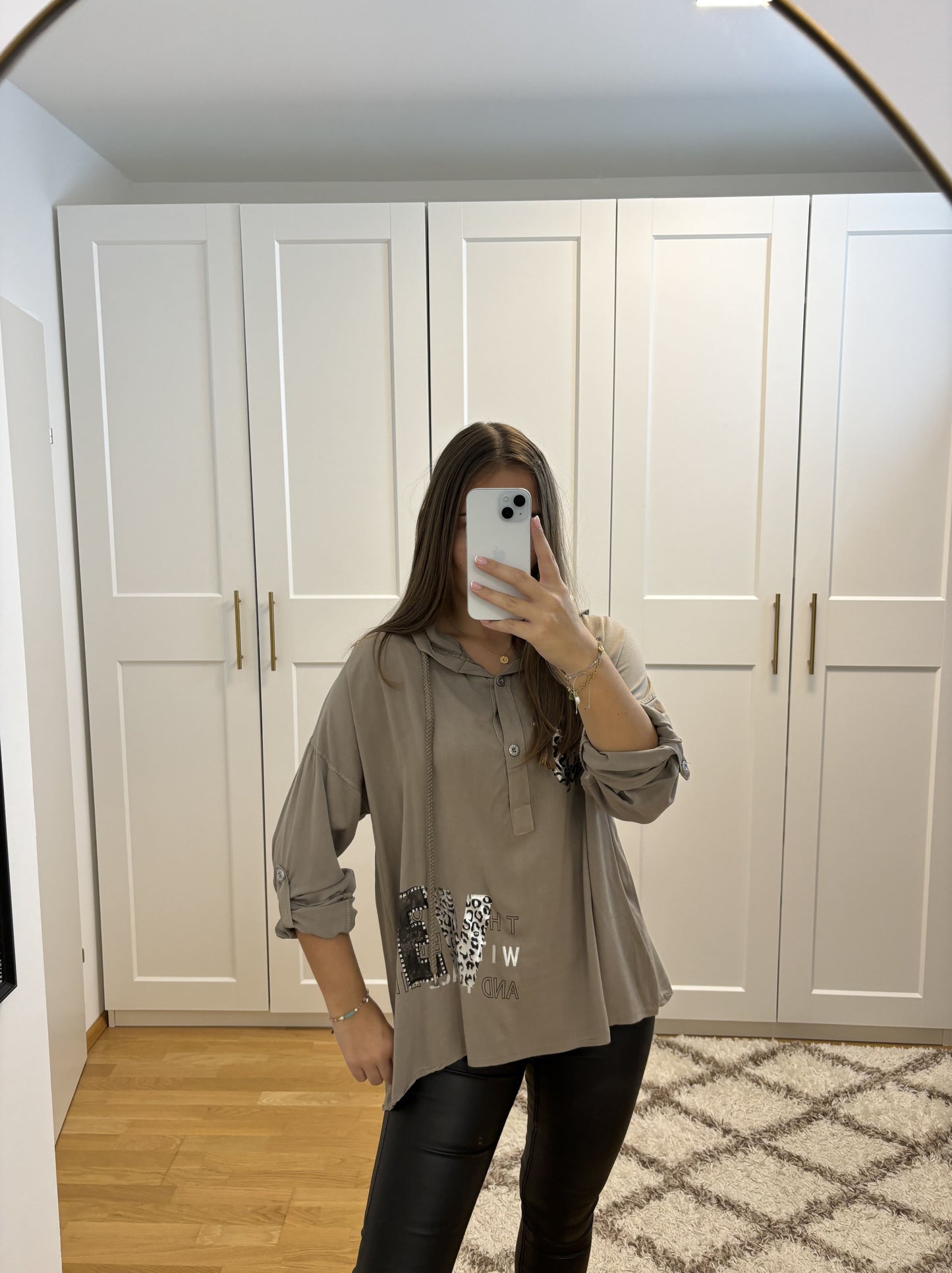 Bluse "Evi" Taupe