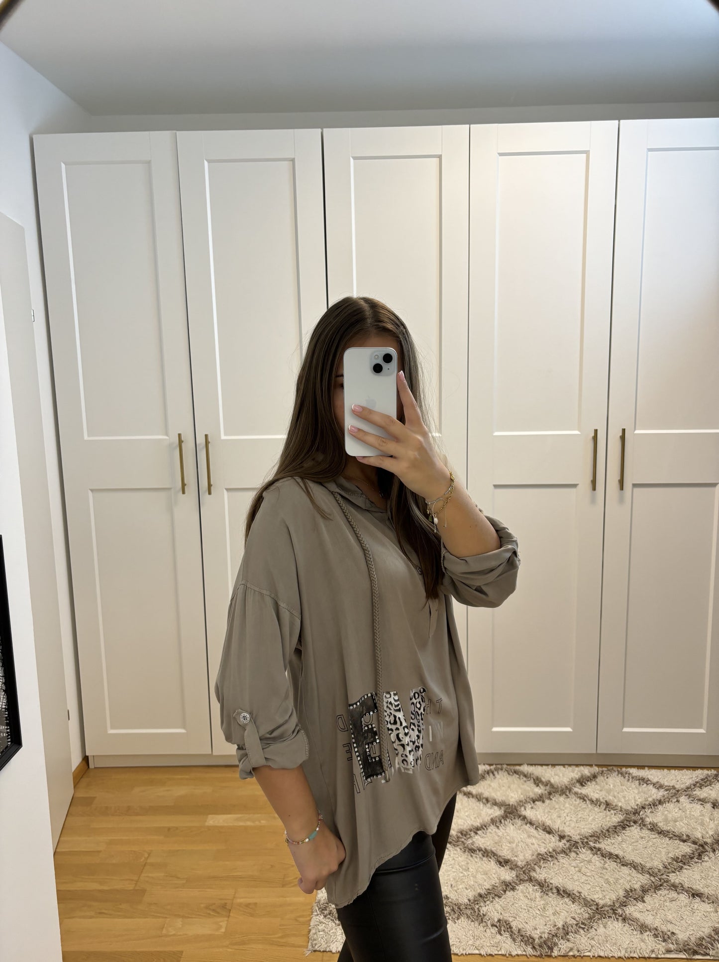 Bluse "Evi" Taupe