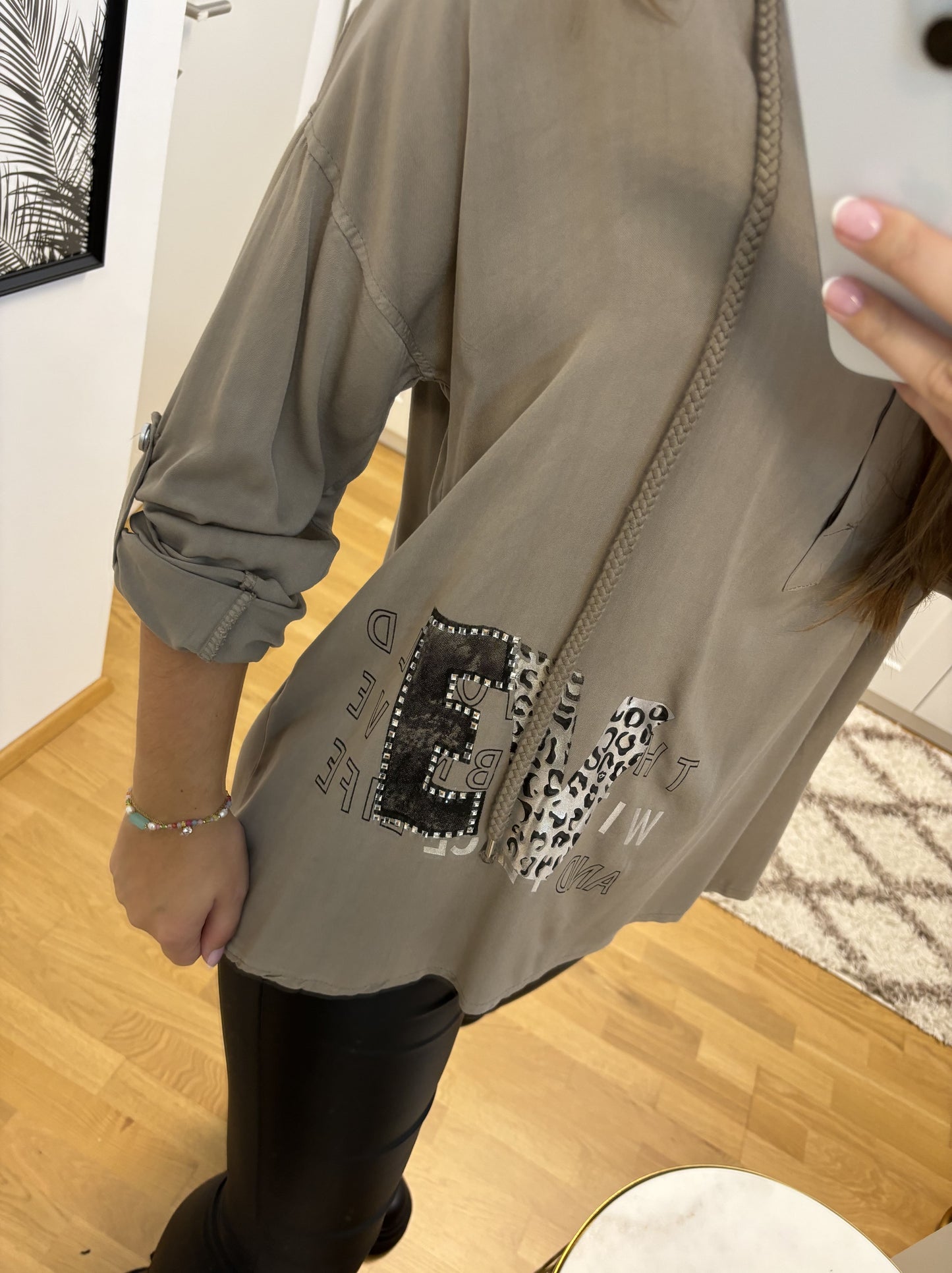 Bluse "Evi" Taupe