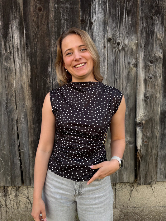 Shirt "Midnight Dots" Schwarz