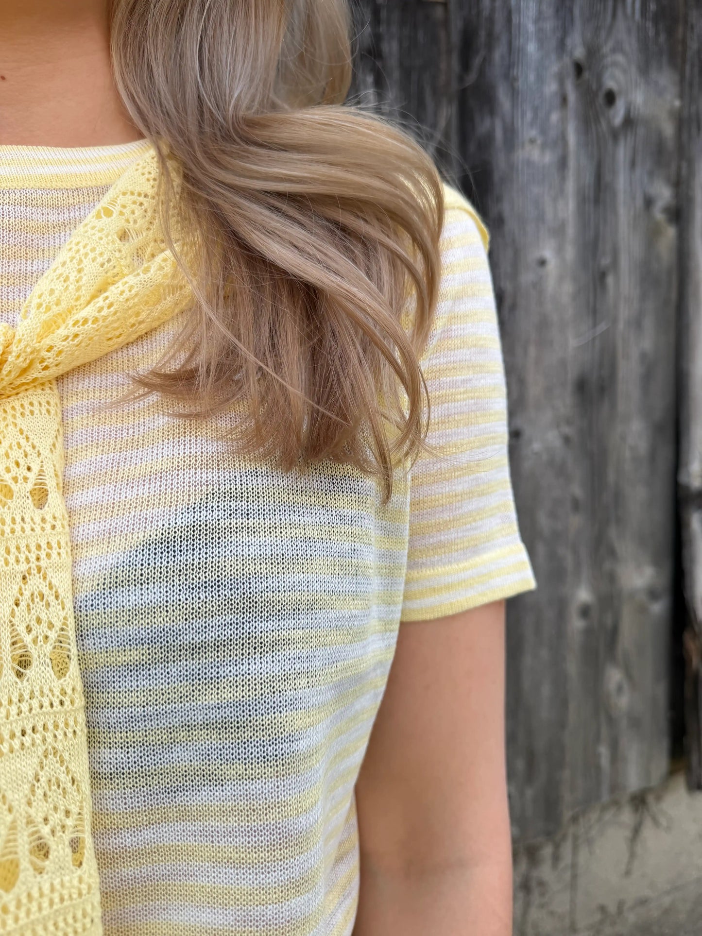 Strickshirt "Chic" Gelb