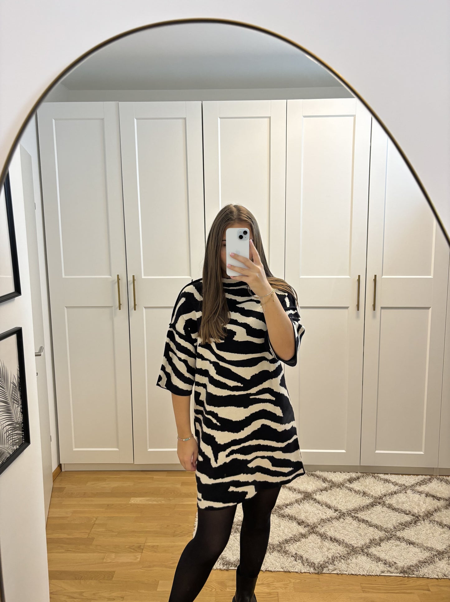 Strickkleid "Zebra"