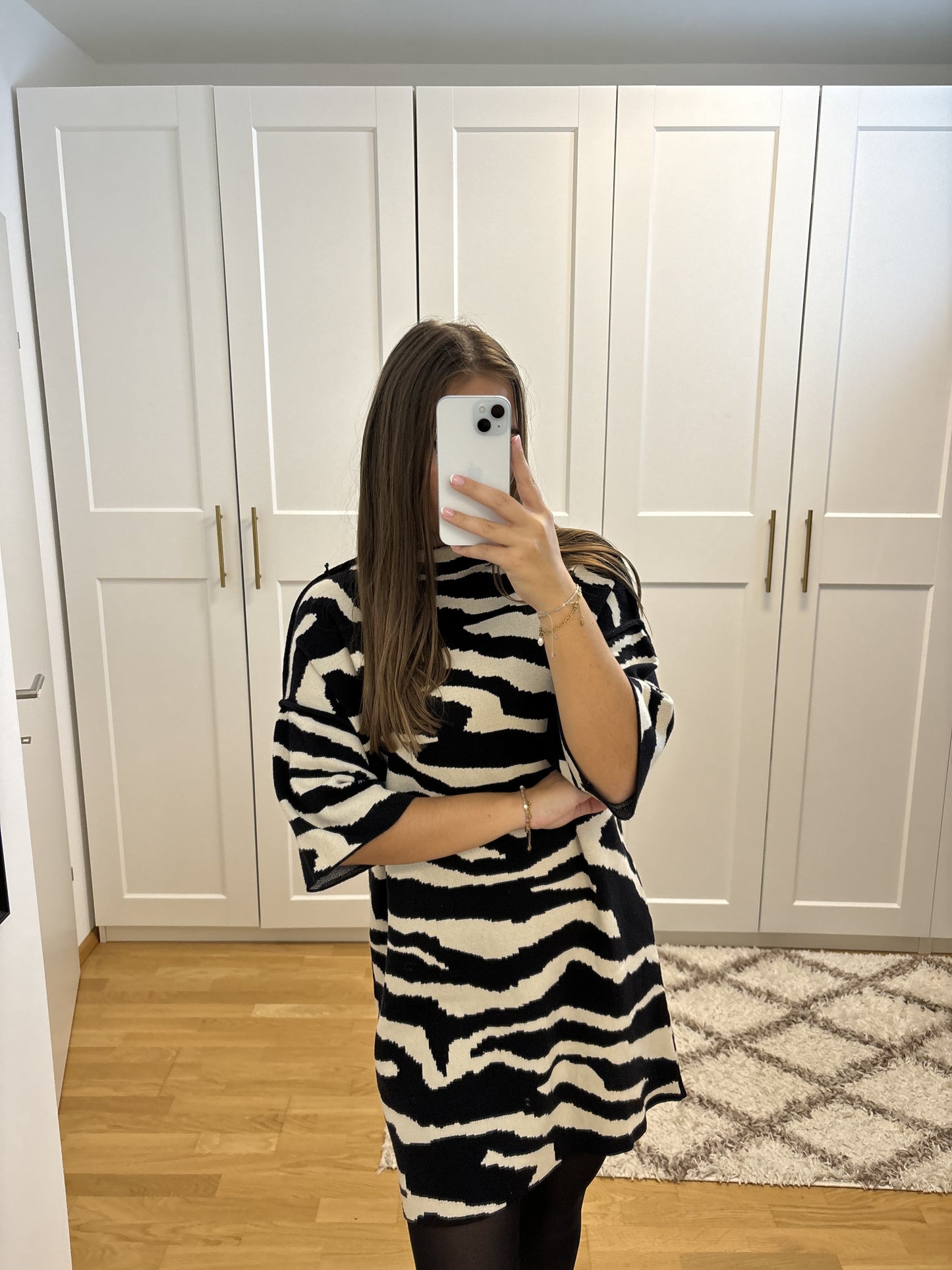 Strickkleid "Zebra"