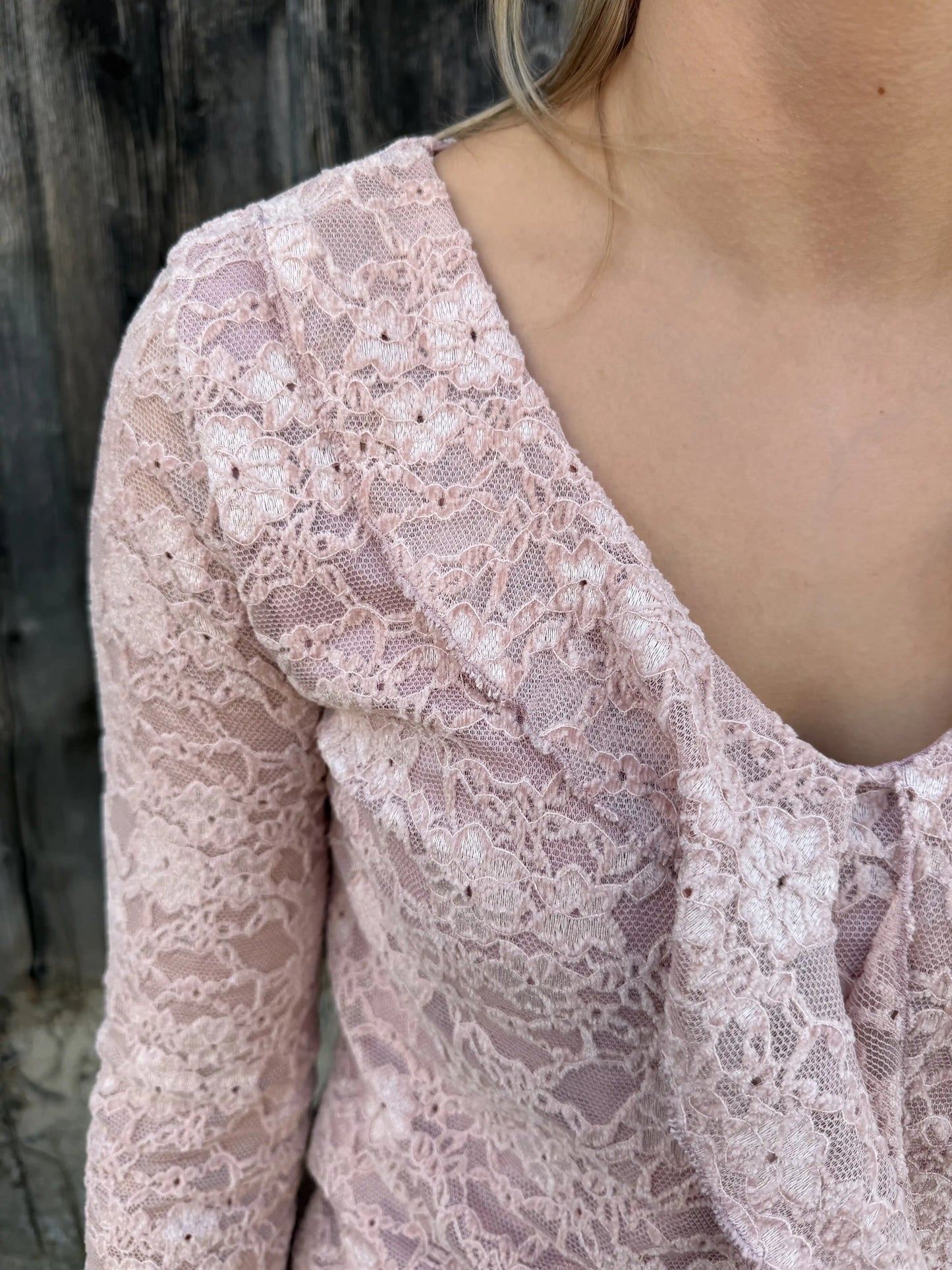 Spitzenshirt "Laceflair" Rosa
