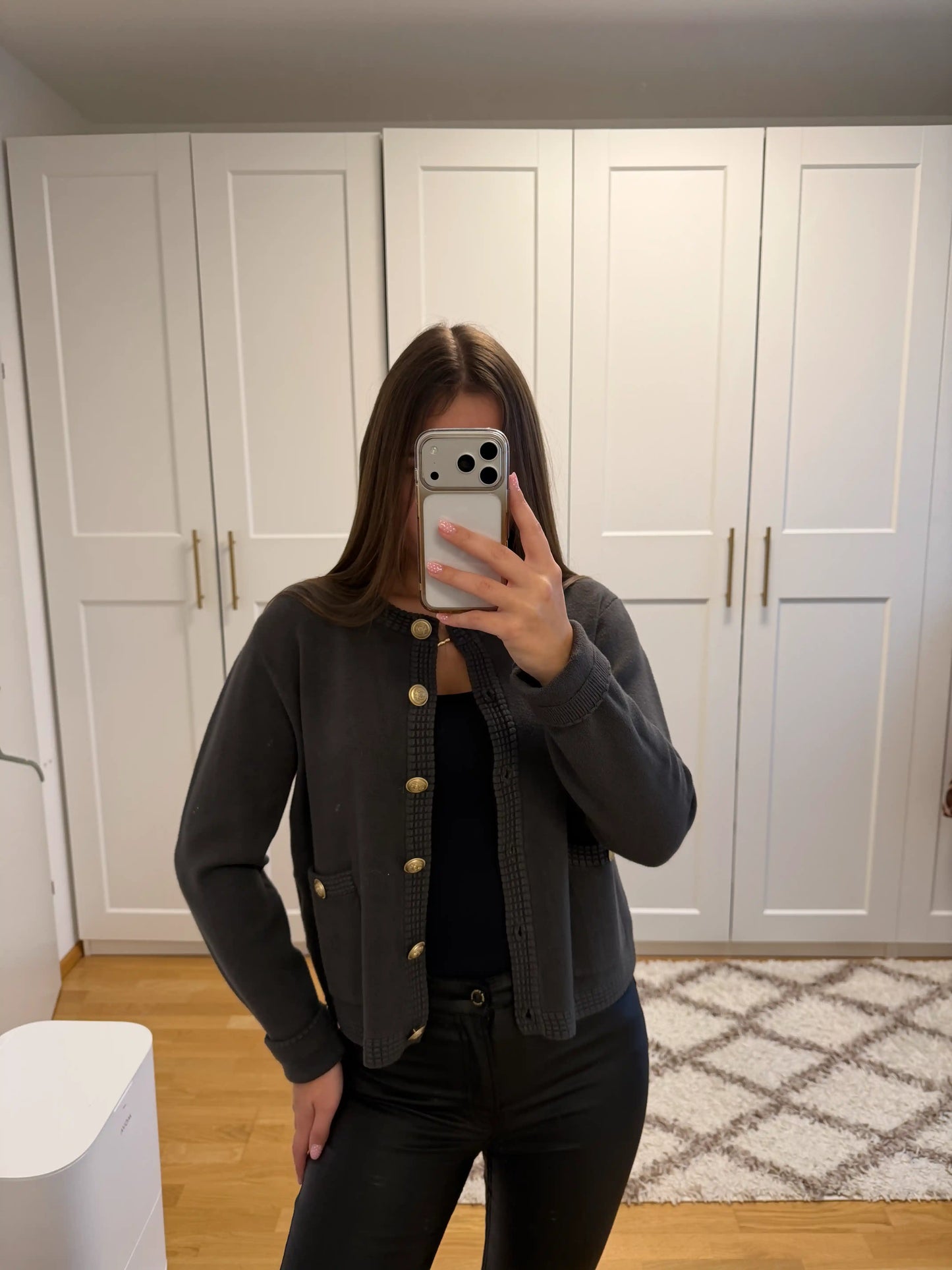 Jacke "Classic Button" Olive