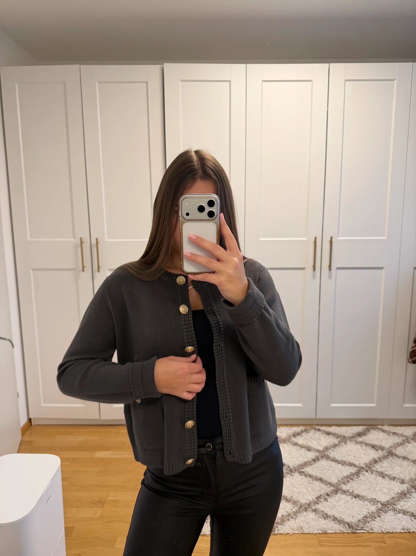 Jacke "Classic Button" Olive