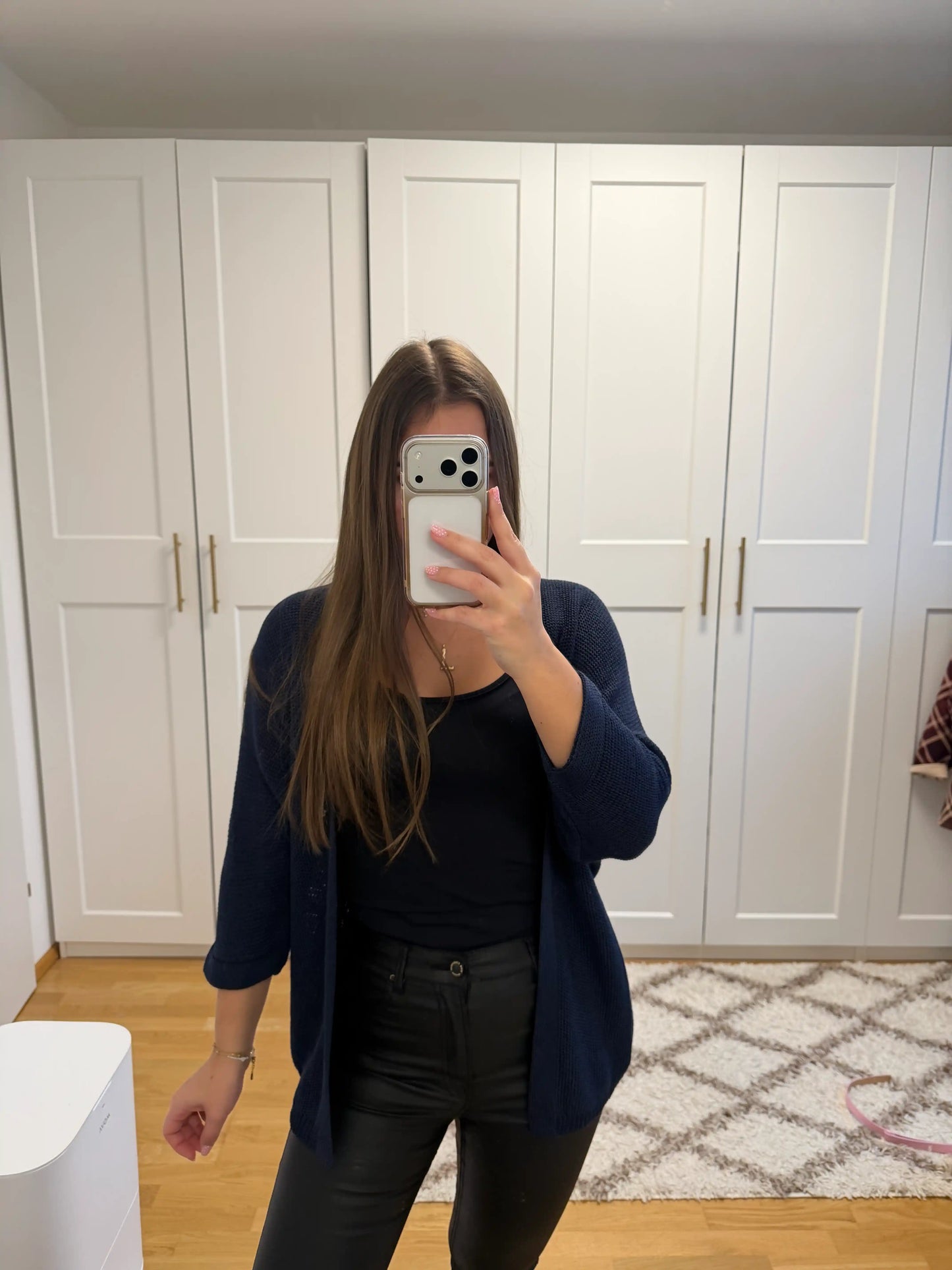 Weste "Soft Open" Dunkelblau