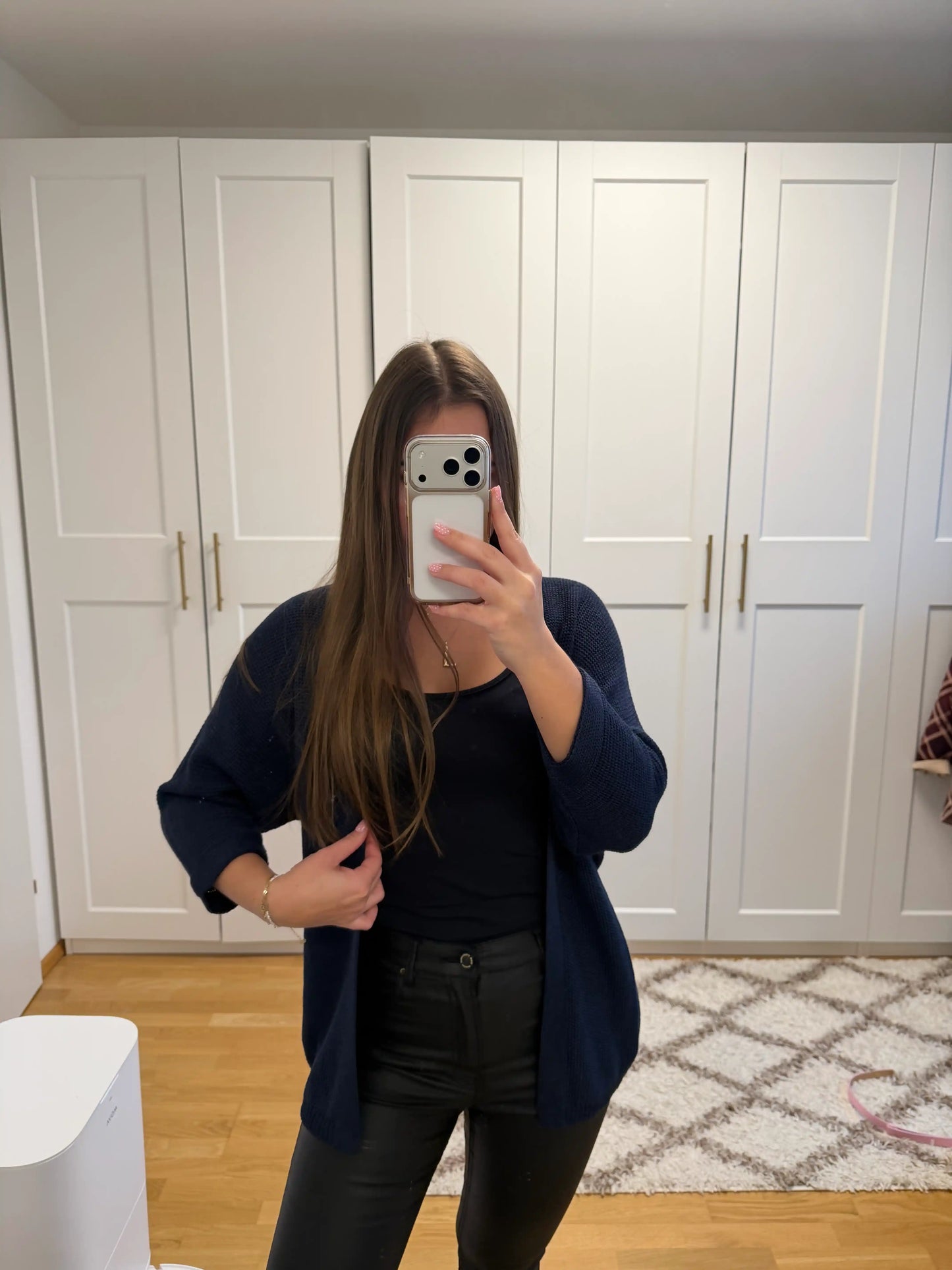 Weste "Soft Open" Dunkelblau