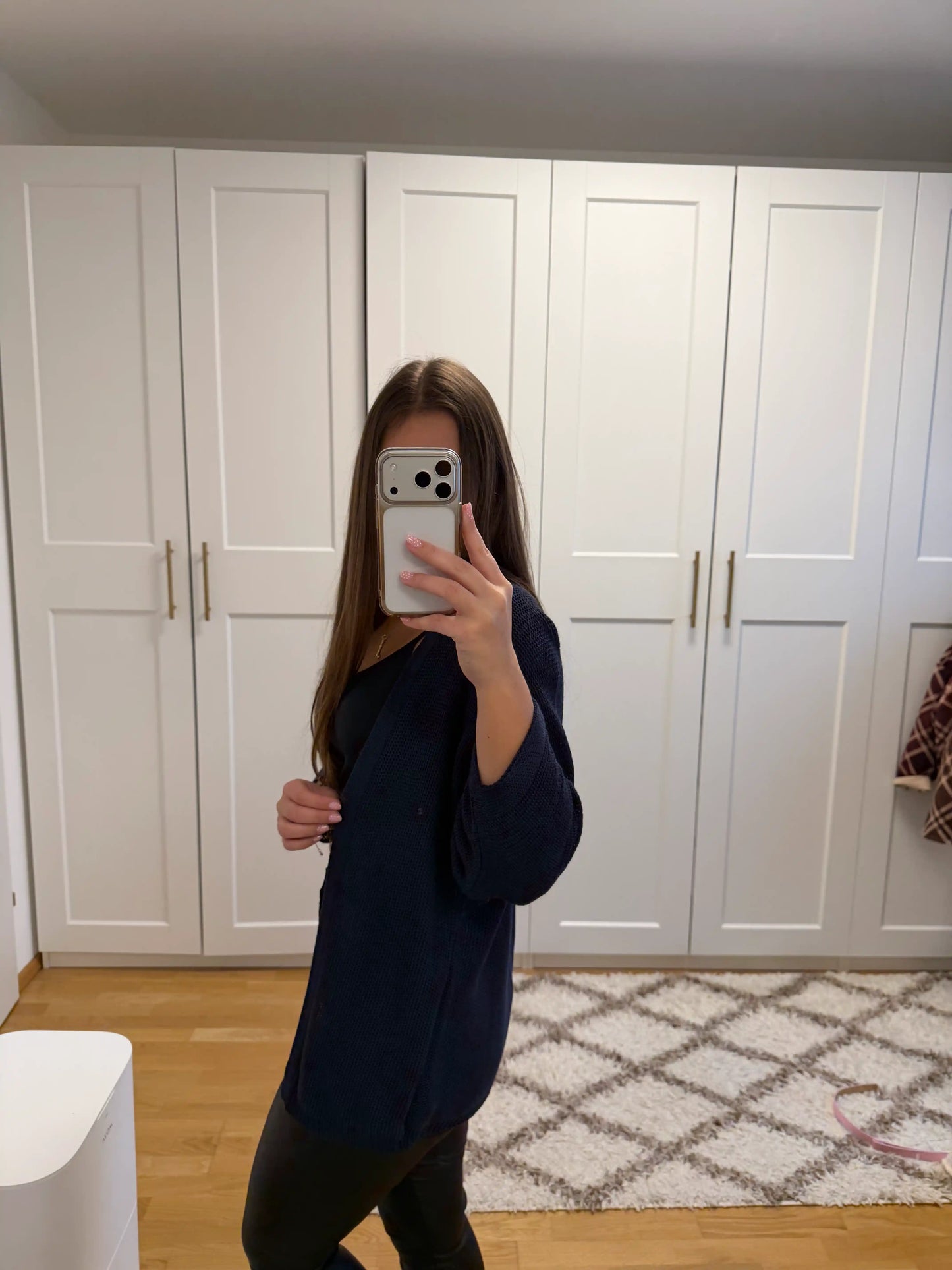 Weste "Soft Open" Dunkelblau