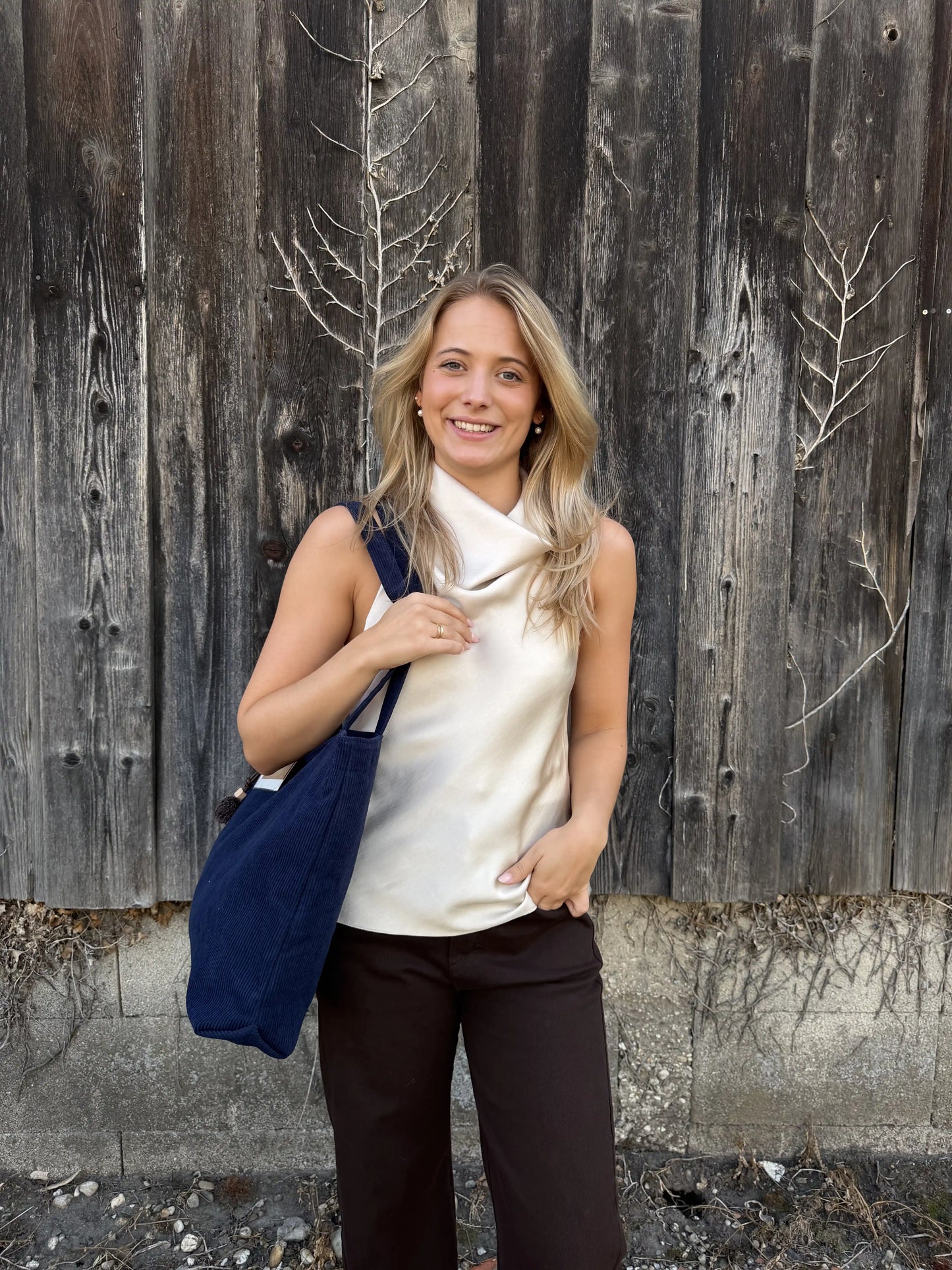 Tasche "Cord Carry" Dunkelblau