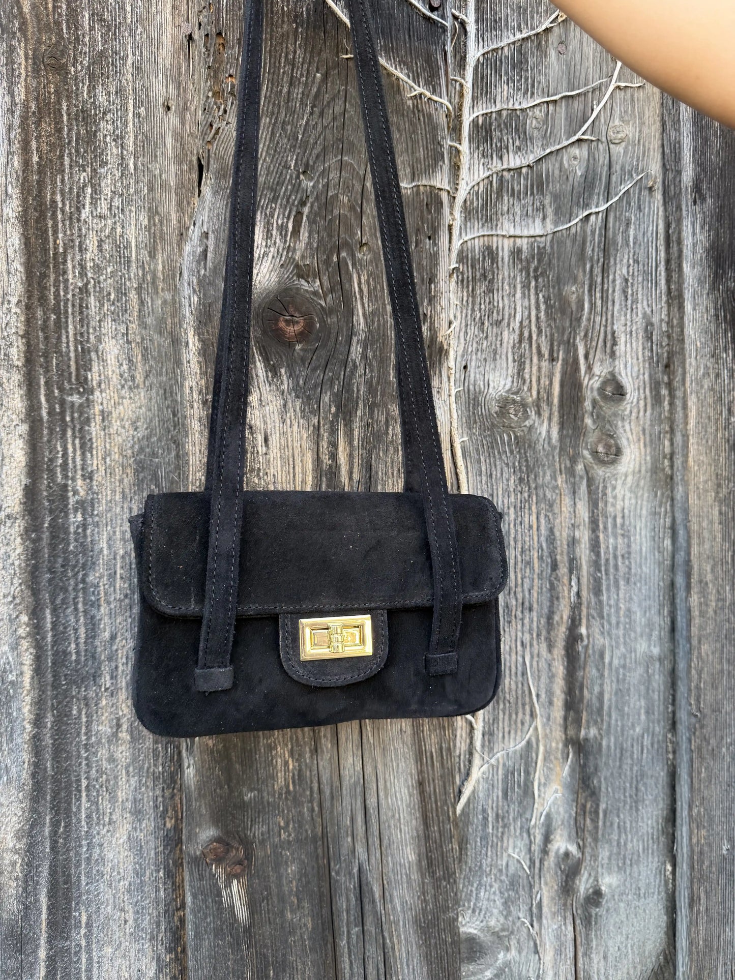 Tasche "Mini Lock" Schwarz