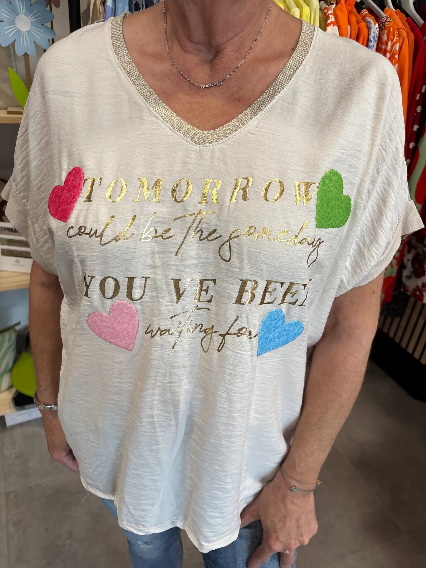 Shirt "Tomorrow" Beige