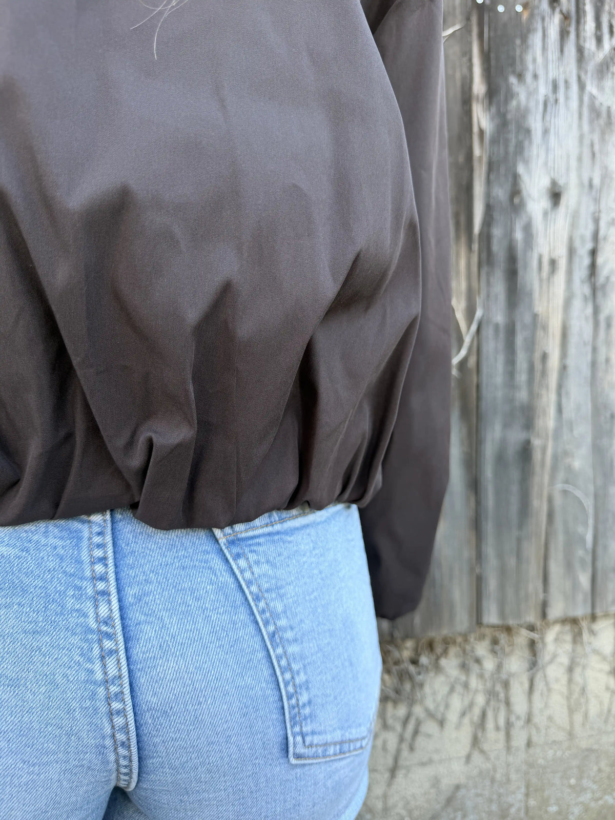 Bomberjacke "Rainy" Schokobraun