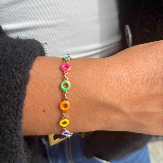 Armband "Colorful Rings"