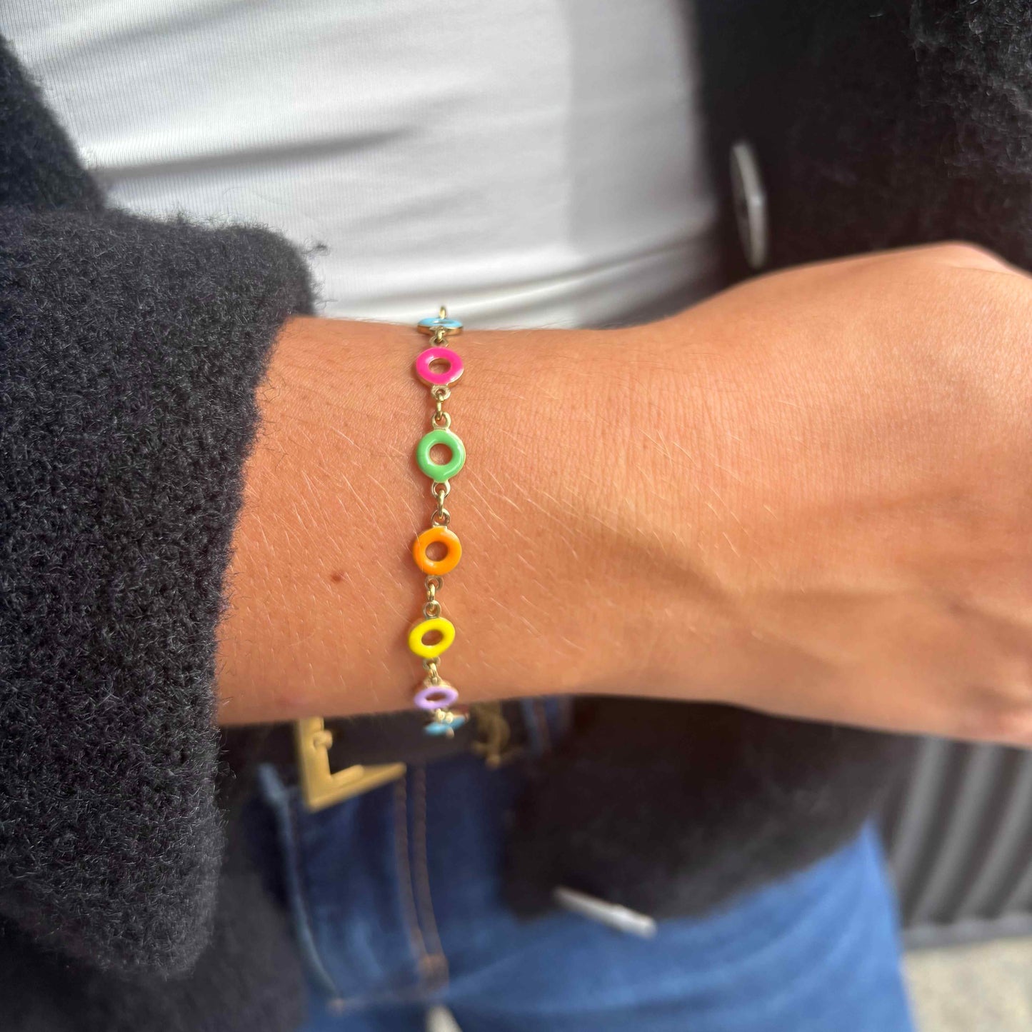 Armband "Colorful Rings"