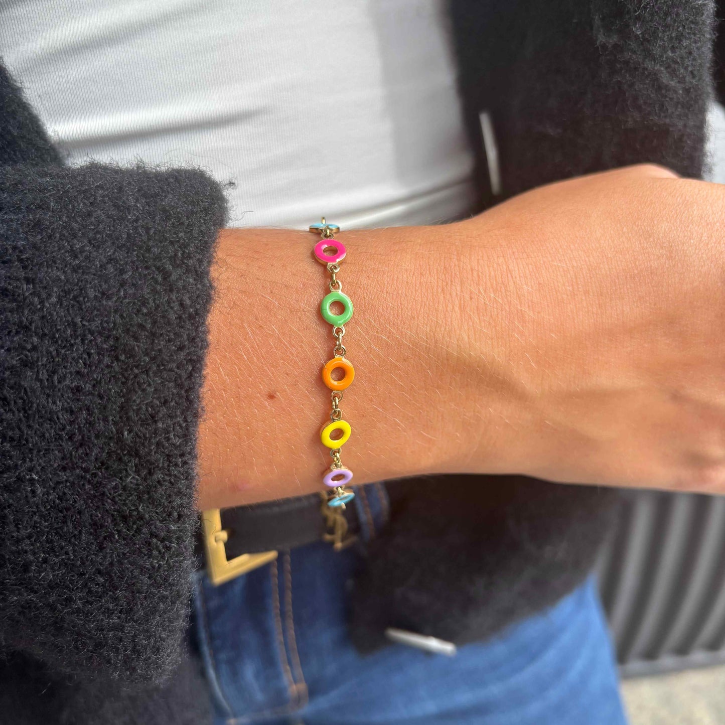 Armband "Colorful Rings"