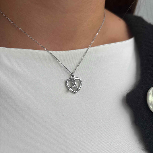 Kette "Brezel" Silber
