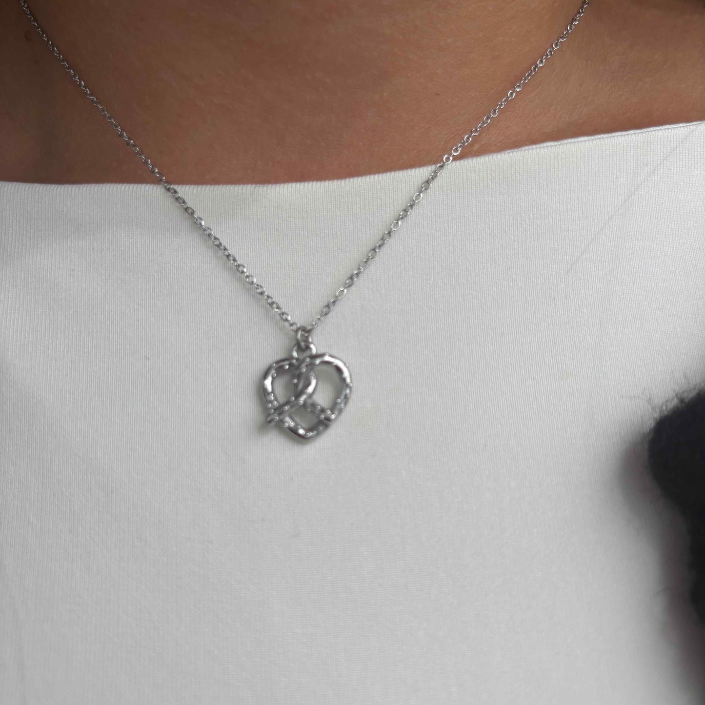 Kette "Brezel" Silber