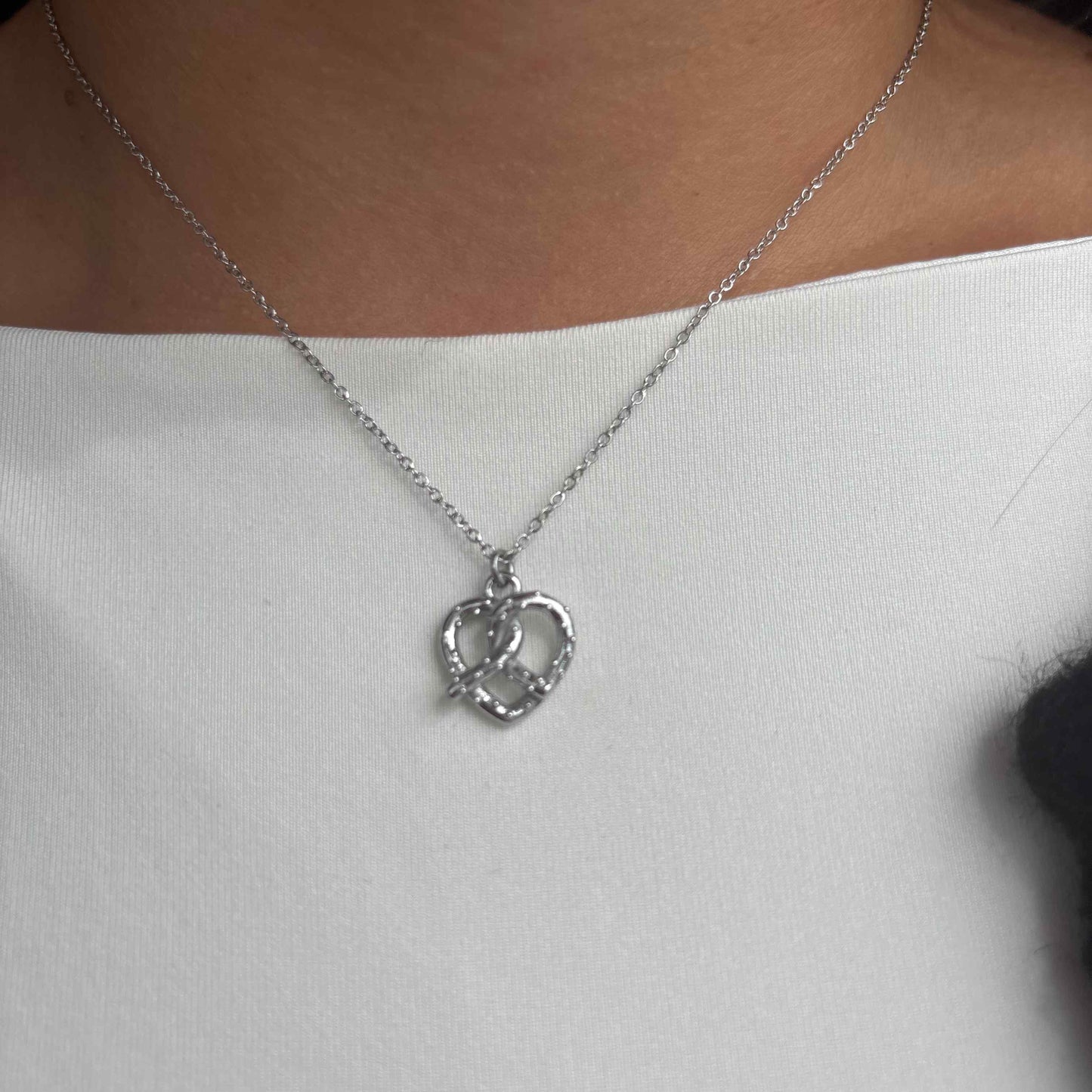 Kette "Brezel" Silber