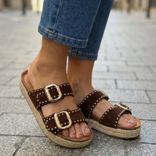Sandalen "Golden Buckle"