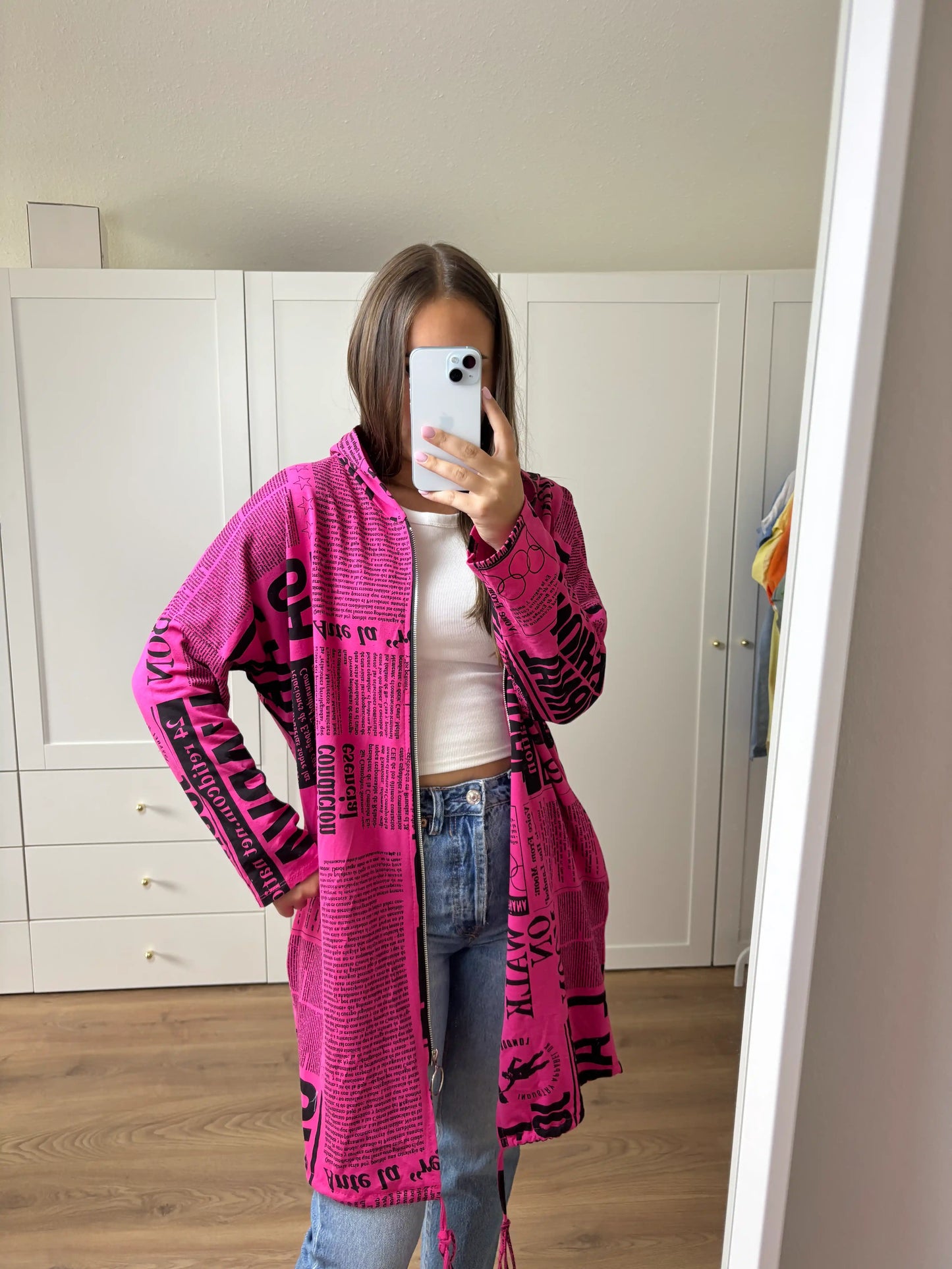 Weste "Magazine" Pink