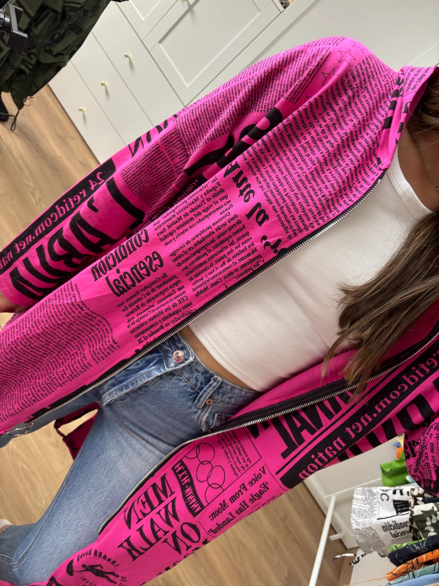 Weste "Magazine" Pink